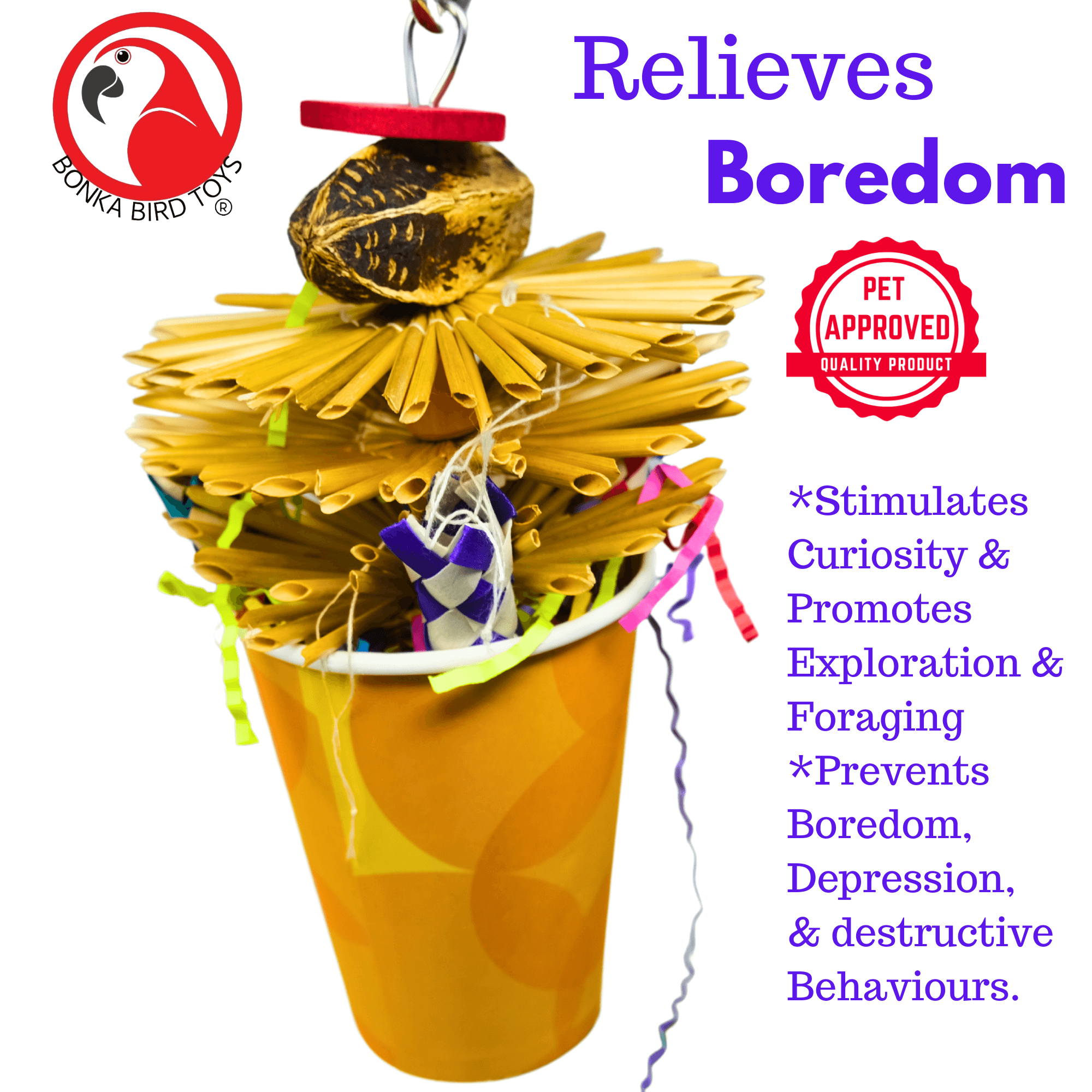 2641 Party Cup - Bonka Bird Toys