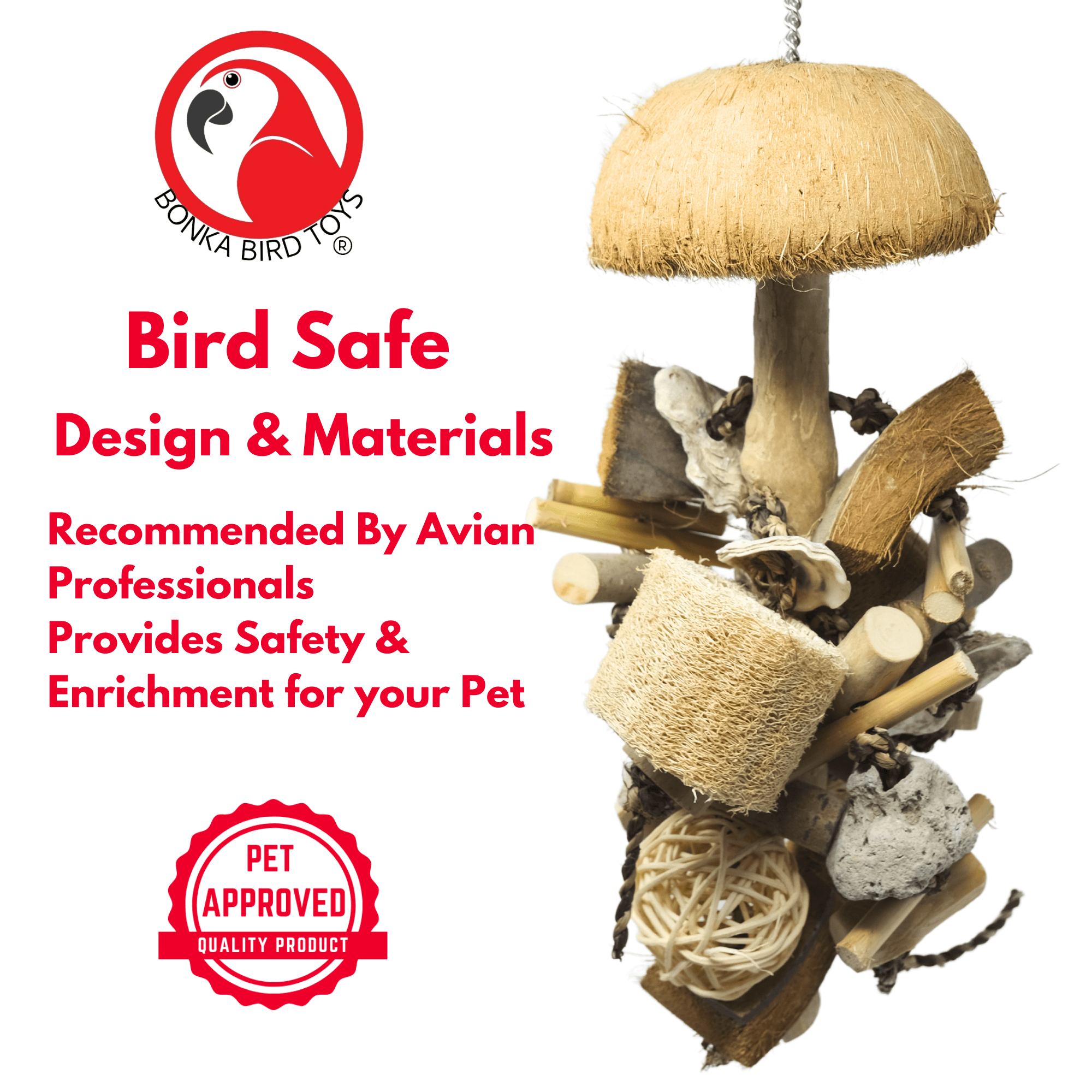 2668 Small Coco Loco - Bonka Bird Toys