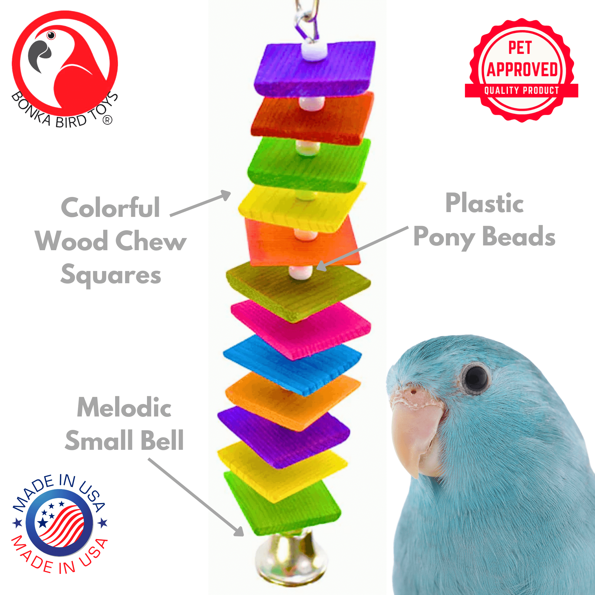 1134 Long Mini Step - Bonka Bird Toys