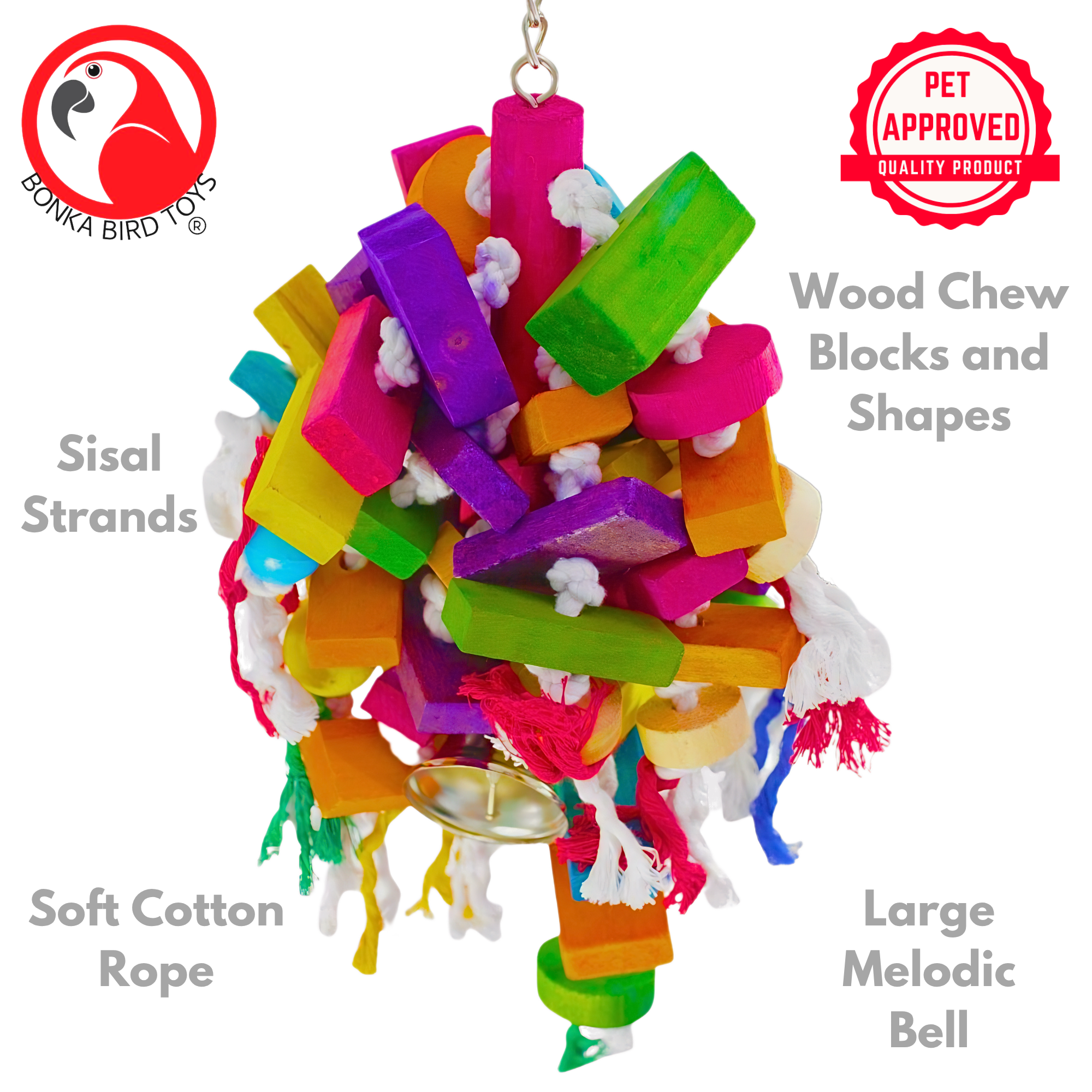 1394 Huge Jumble - Bonka Bird Toys