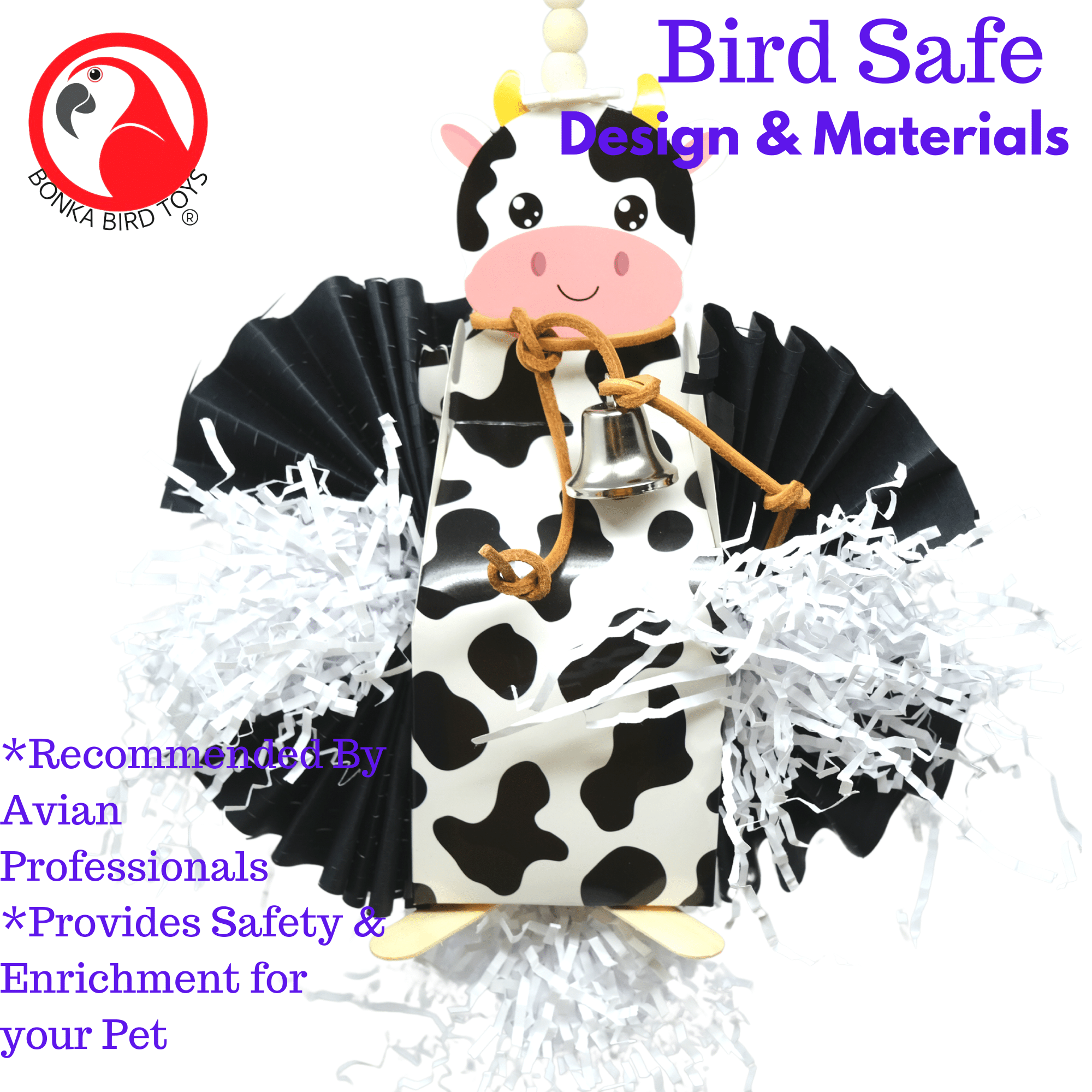 2604 Holy Cow - Bonka Bird Toys