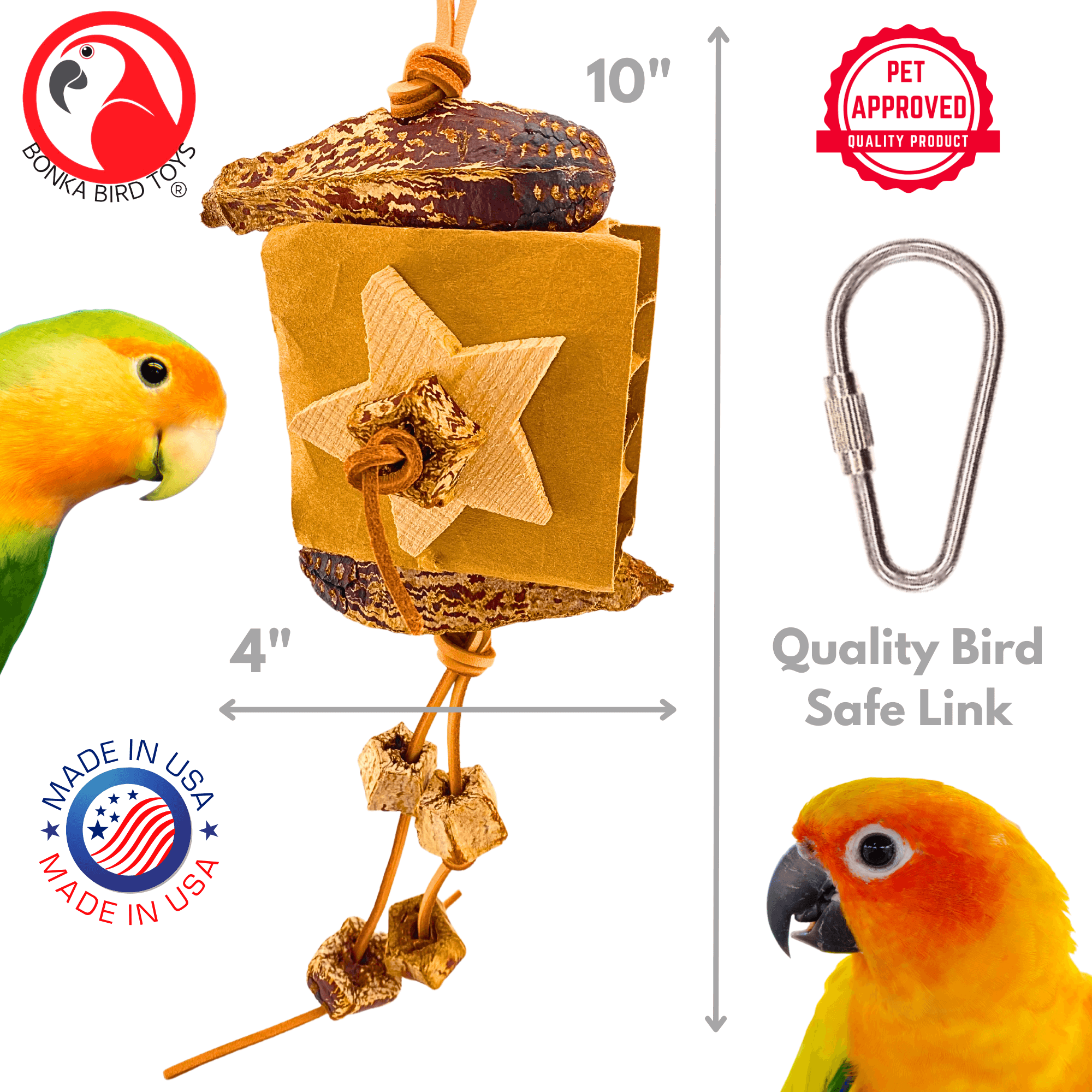 1144 Star Forage Block - Bonka Bird Toys