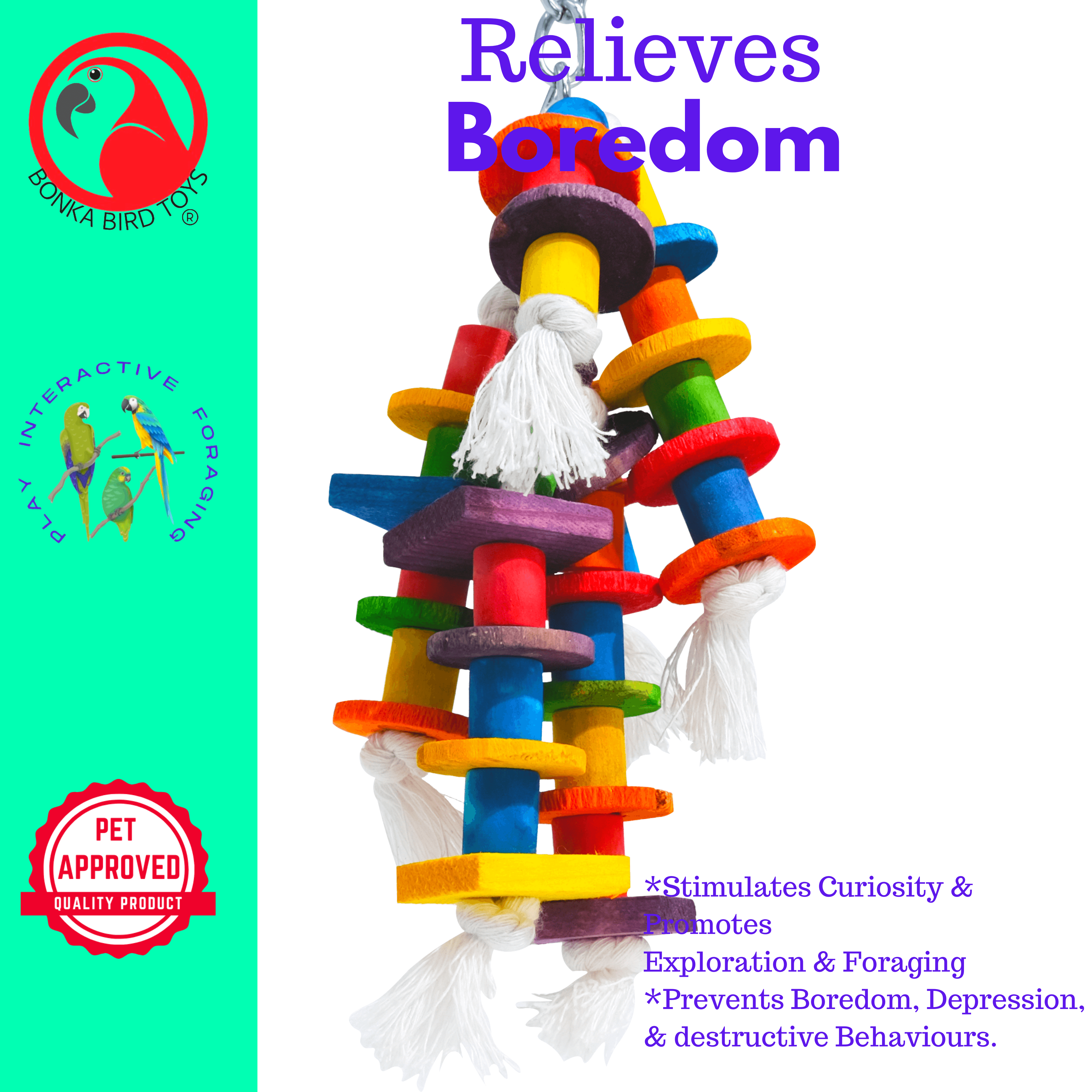 1092 Jumble Chew - Bonka Bird Toys