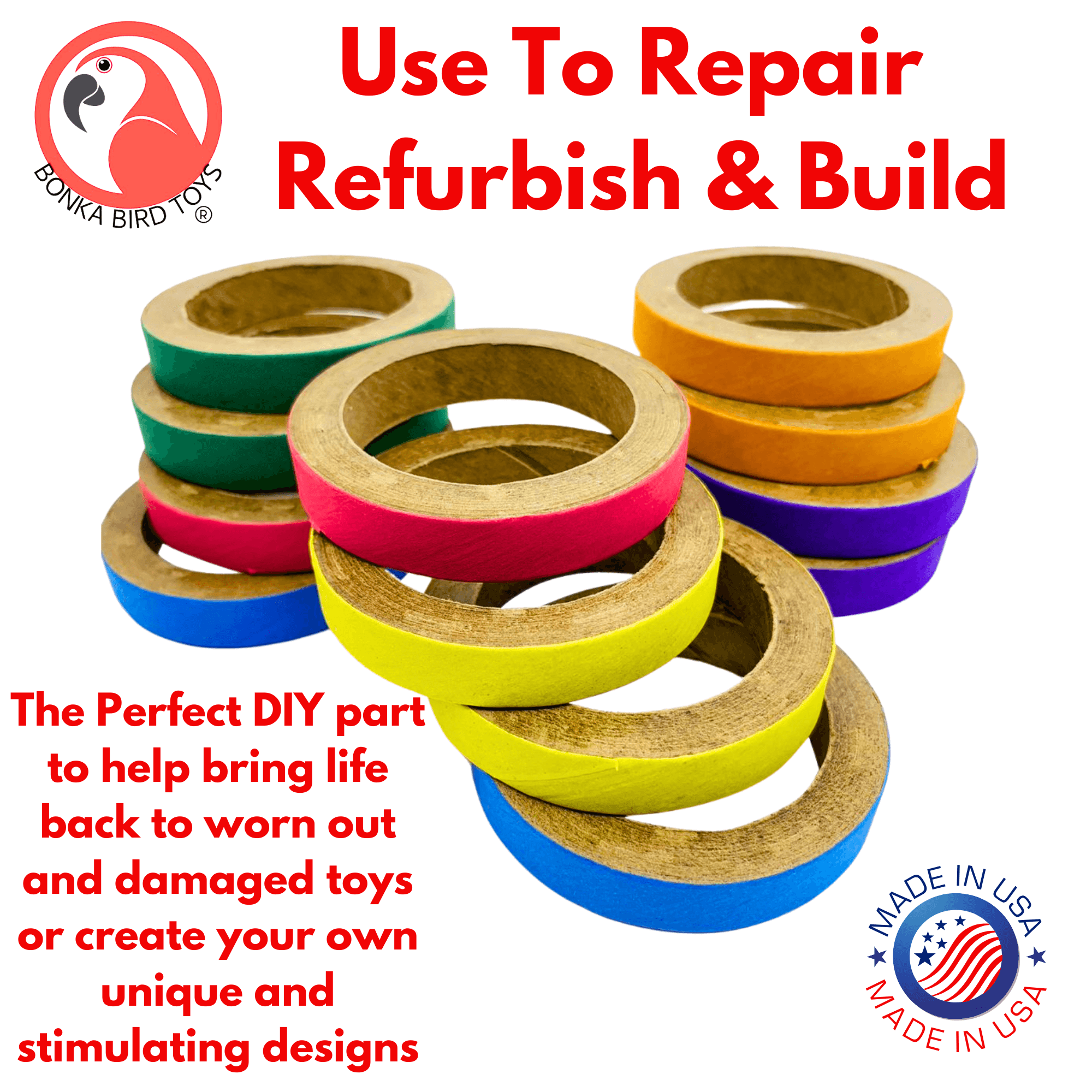 2113 Pk12 Chew Bagel 2.75 Inch - Bonka Bird Toys