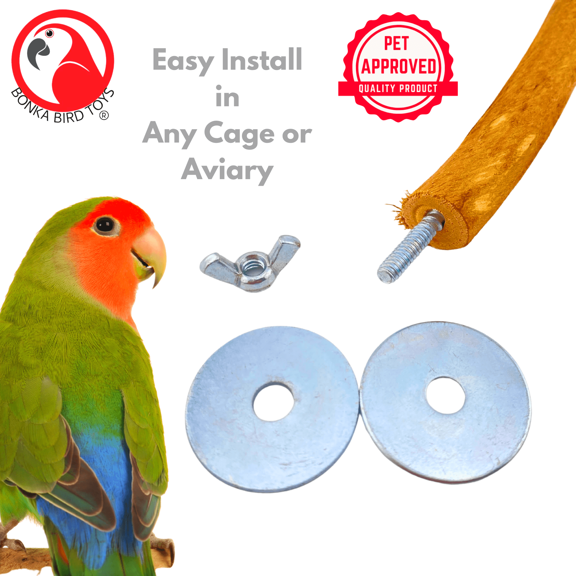 2970 Dragonwood Multi Perch - Bonka Bird Toys