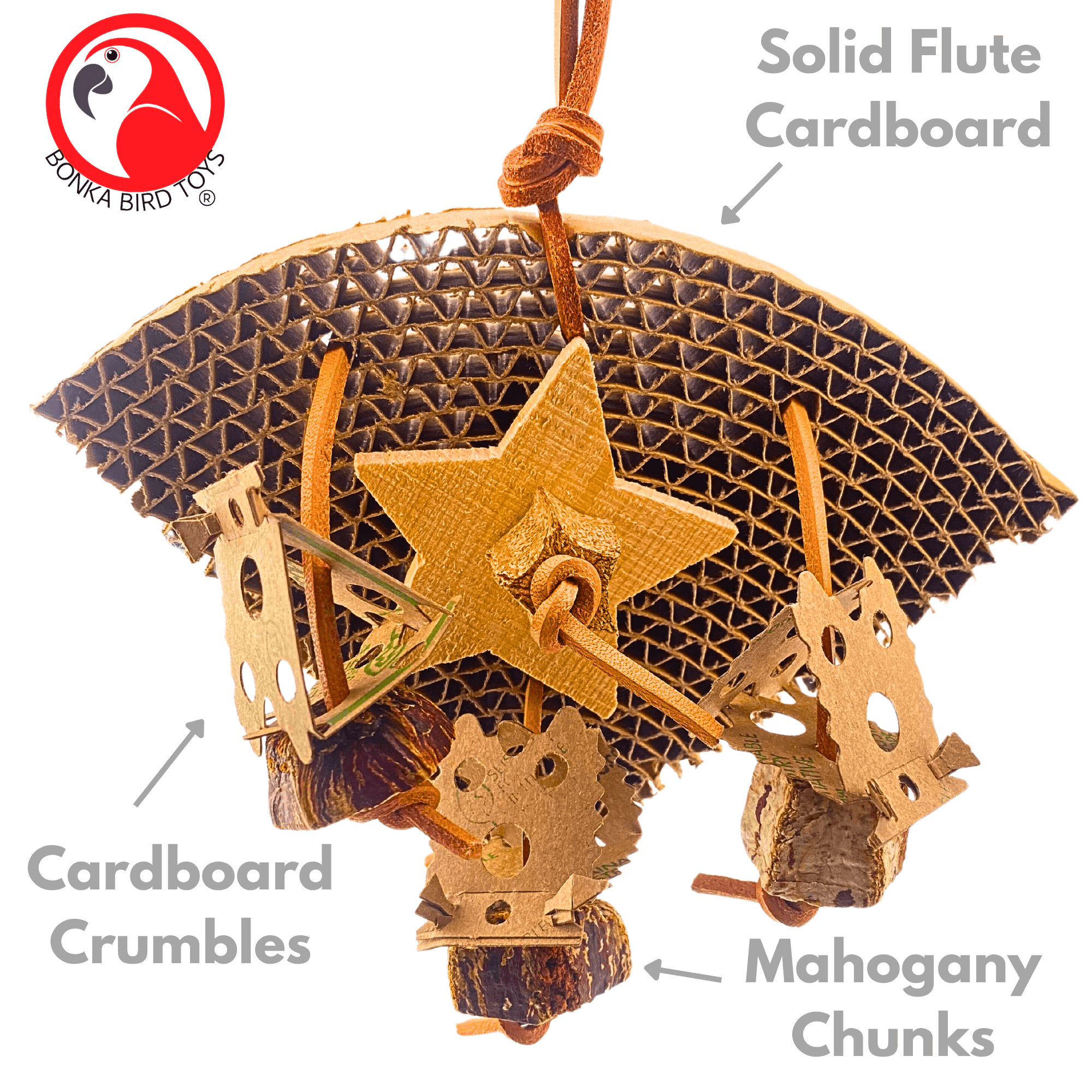 1418 Natural Chomp Slice - Bonka Bird Toys