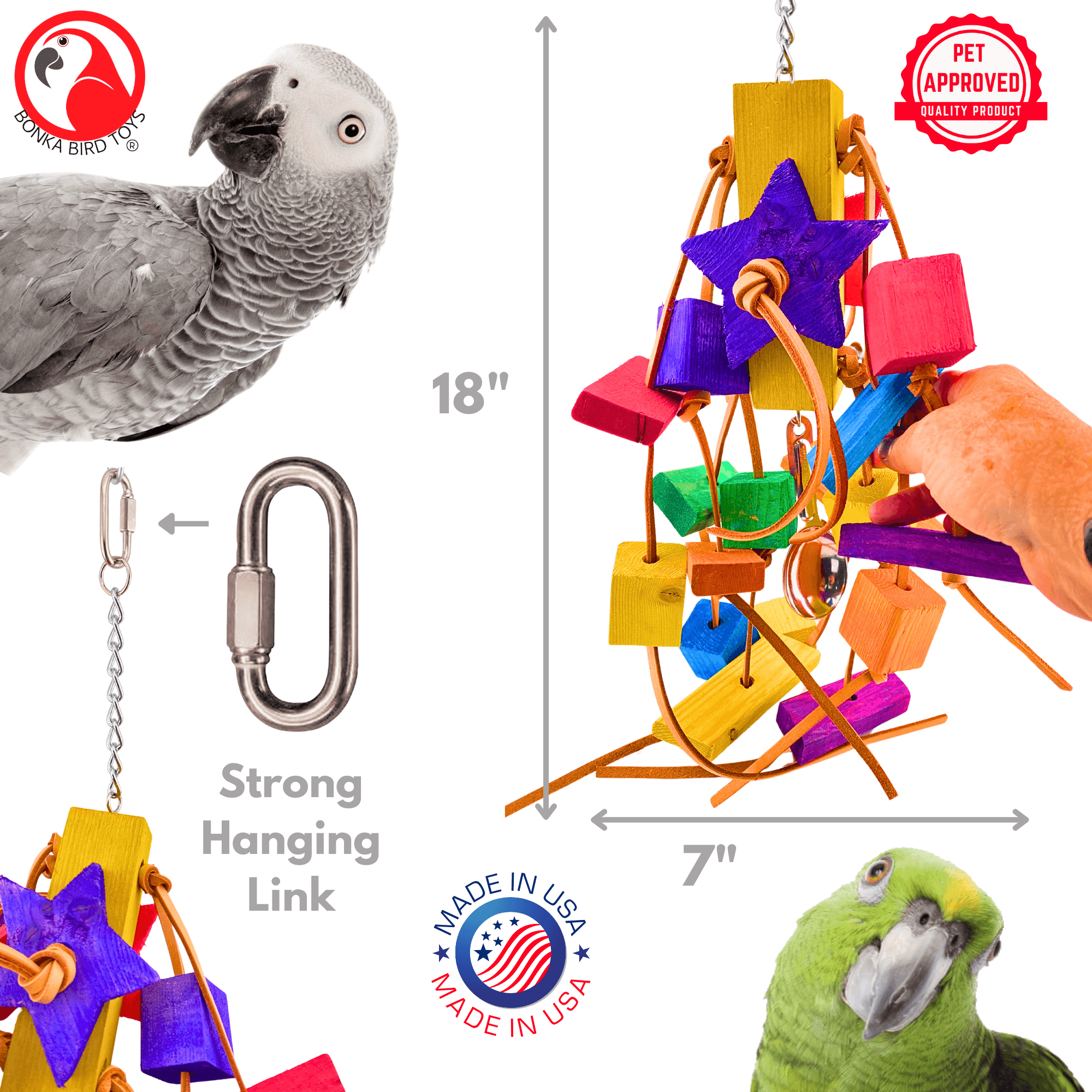 1432 Big Crunch - Bonka Bird Toys