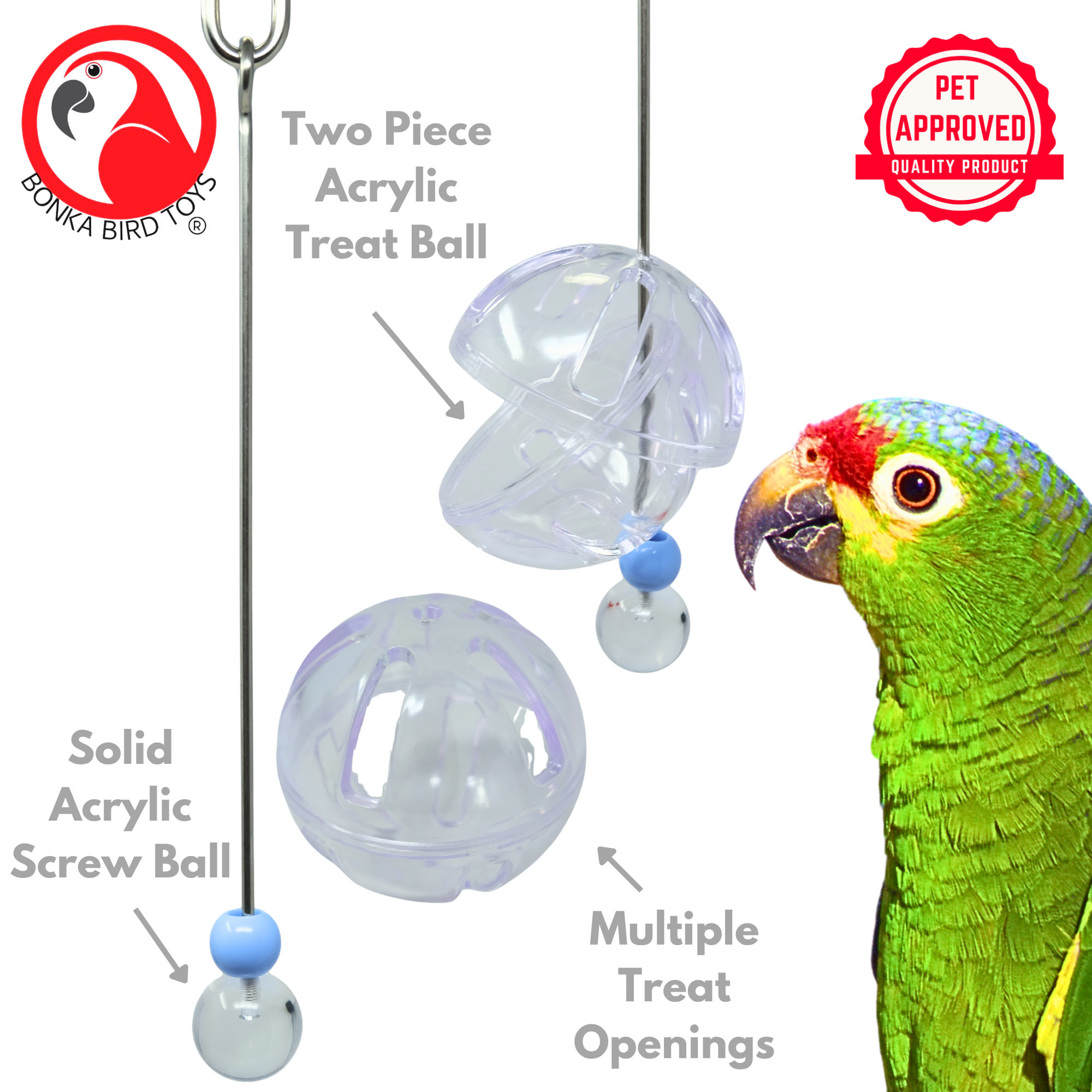 2233 Ball Working Lunch Skewer - Bonka Bird Toys