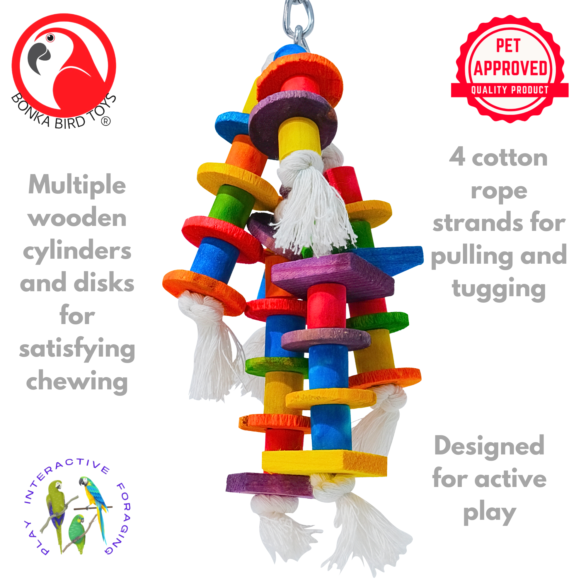 1092 Jumble Chew - Bonka Bird Toys