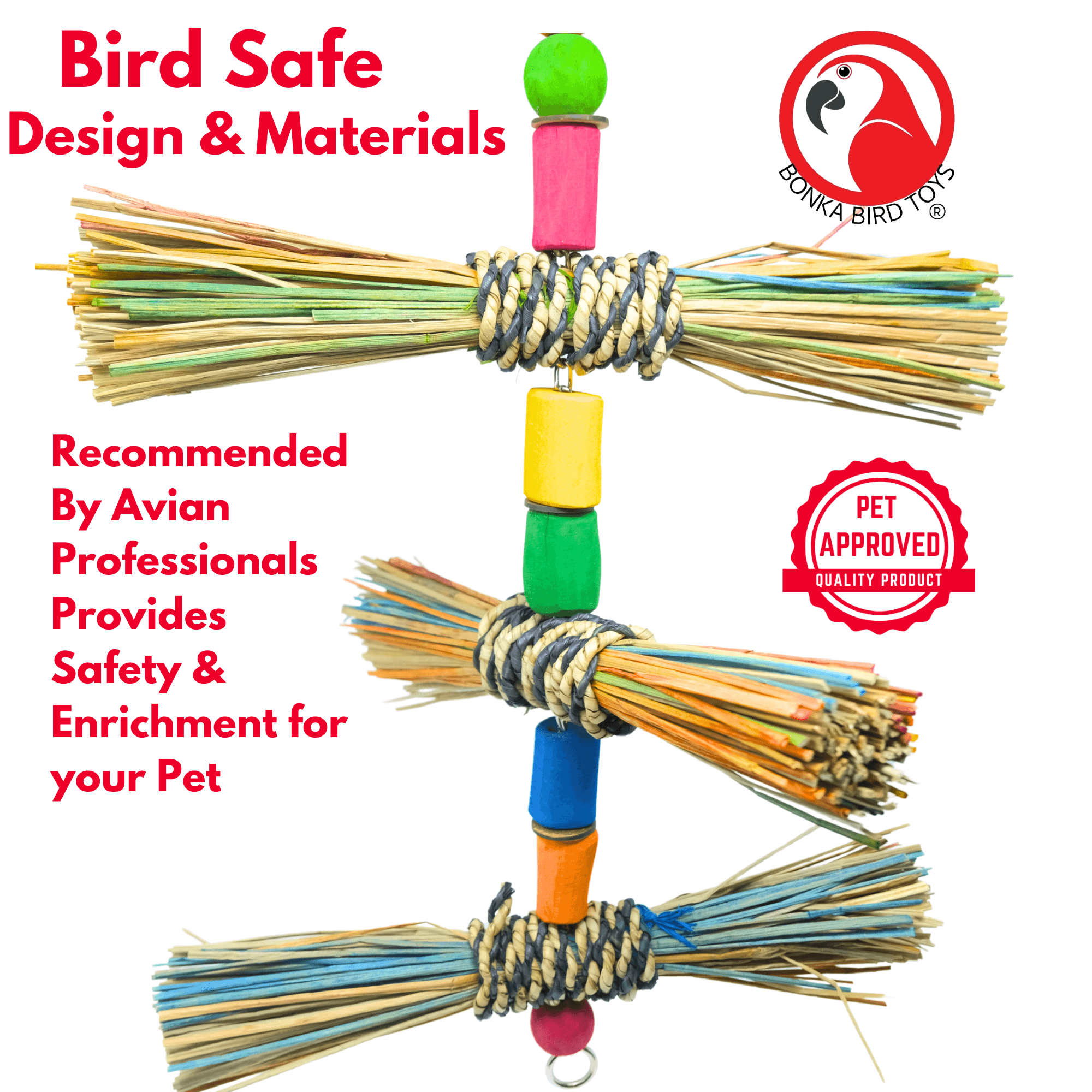 2661 Straw Stepper - Bonka Bird Toys