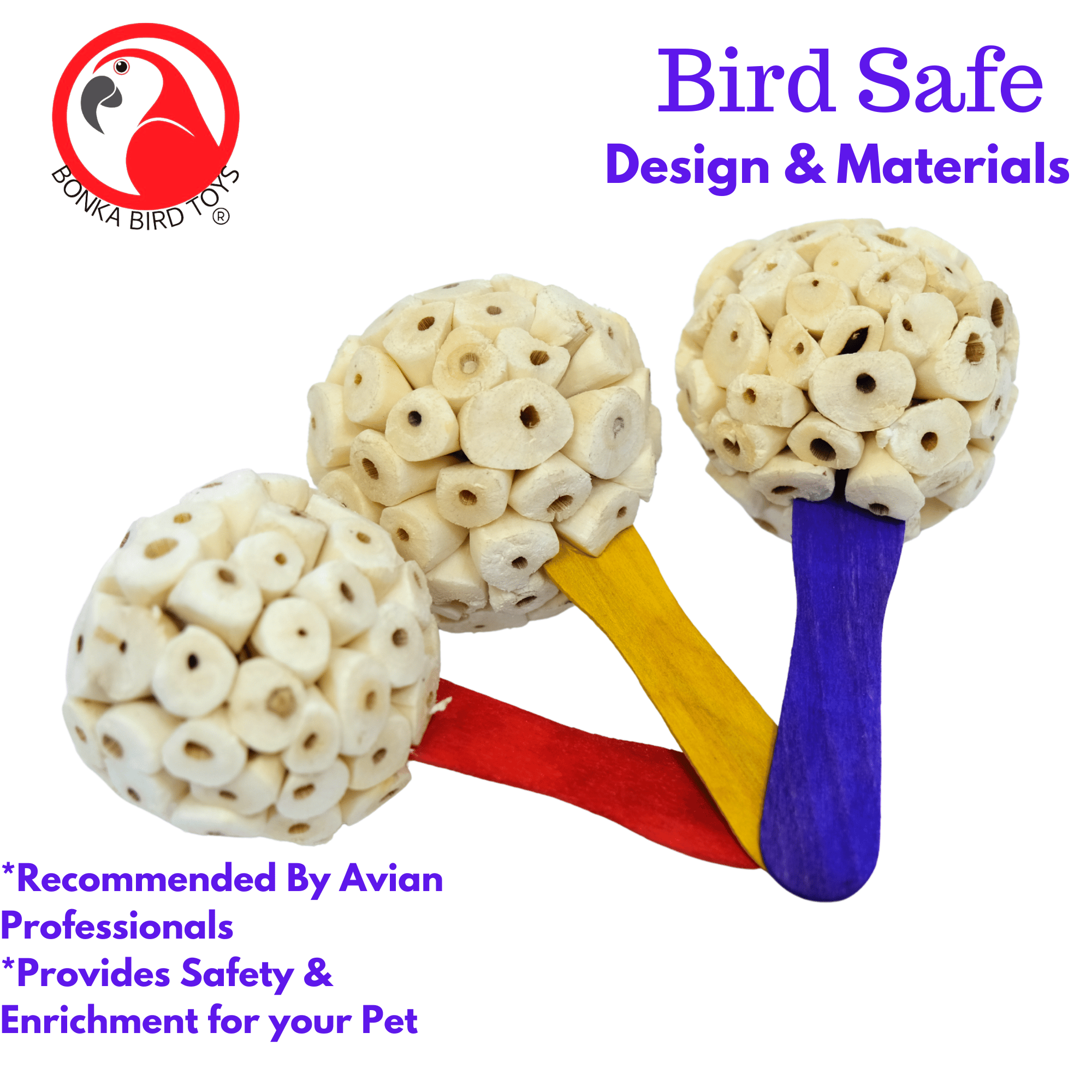 2964 PK3 Sola Pop - Bonka Bird Toys