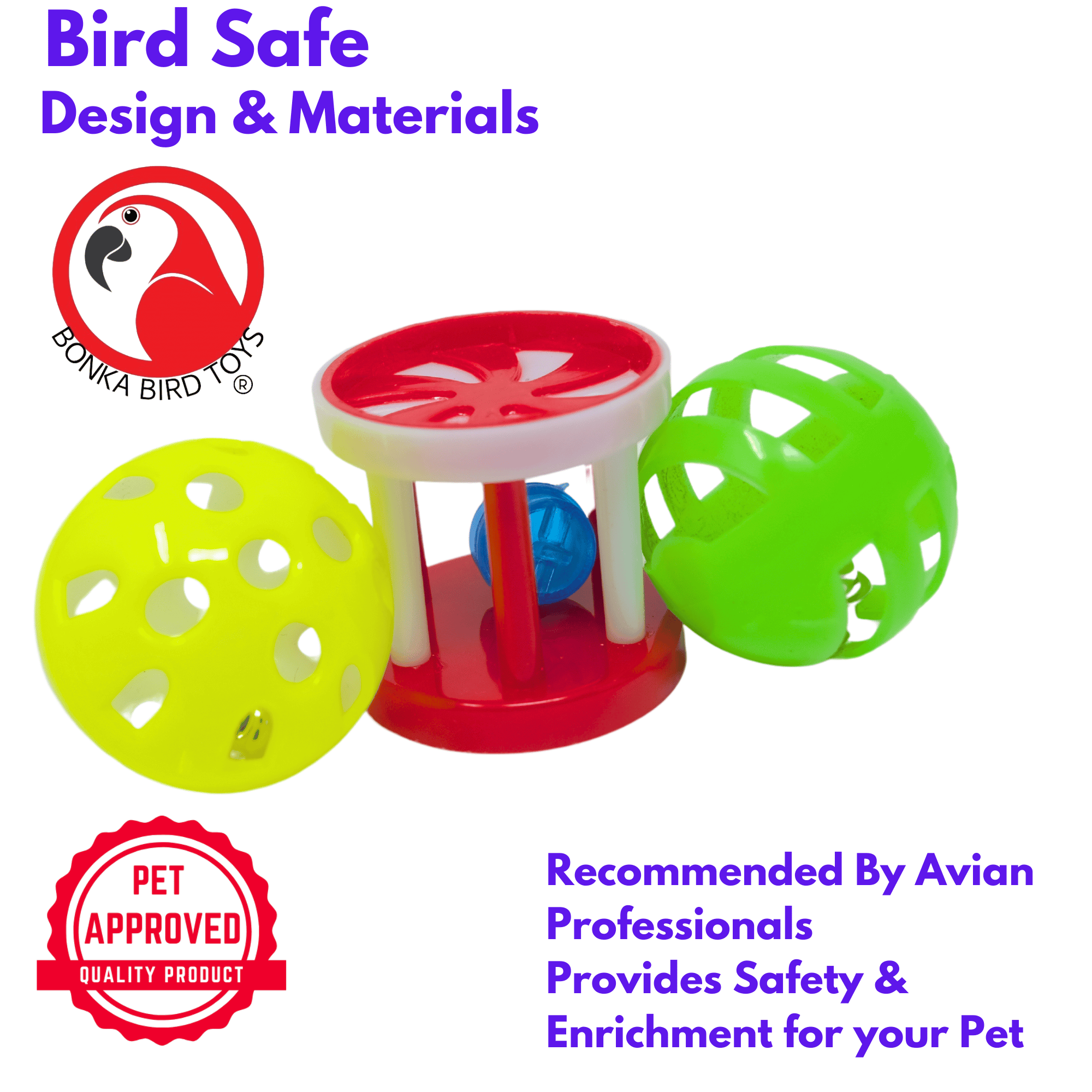 1195 Play Three Foot Talon - Bonka Bird Toys