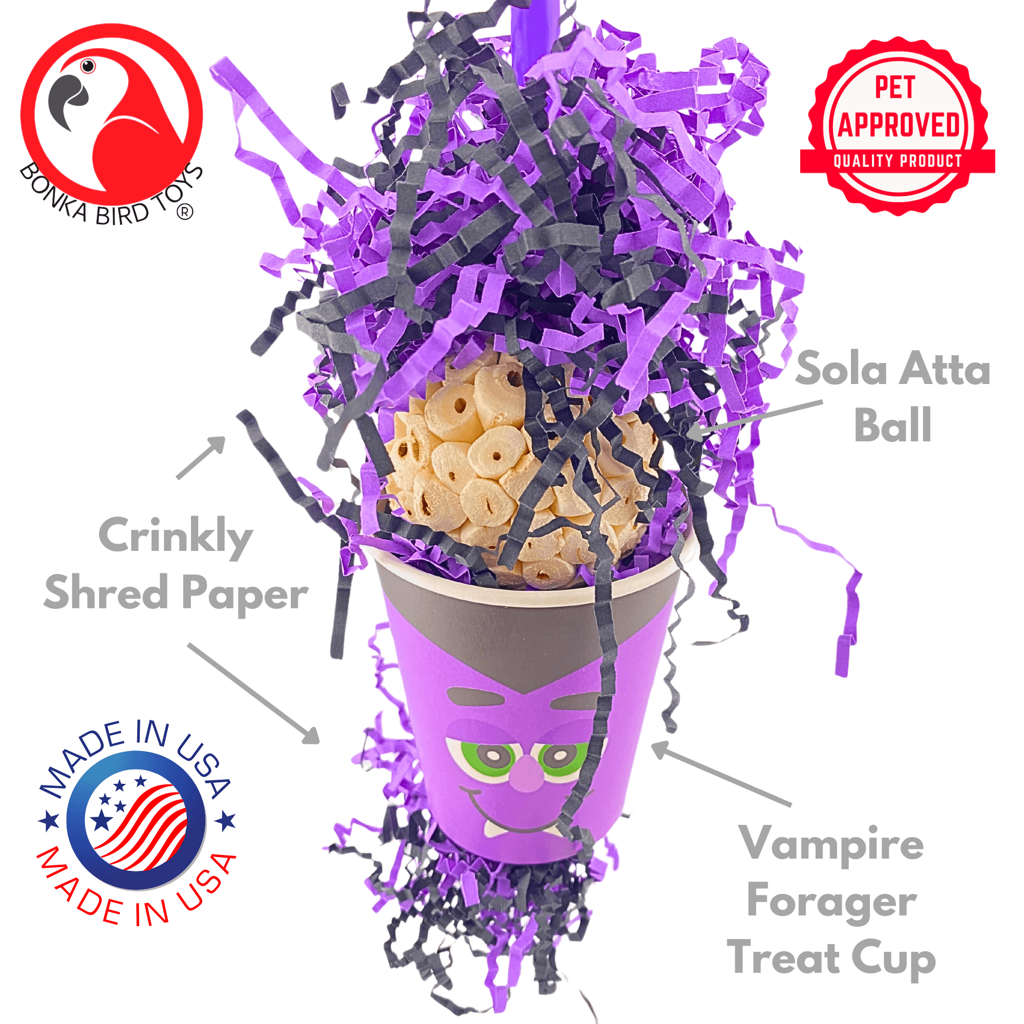 2873 Vampire Forager - Bonka Bird Toys