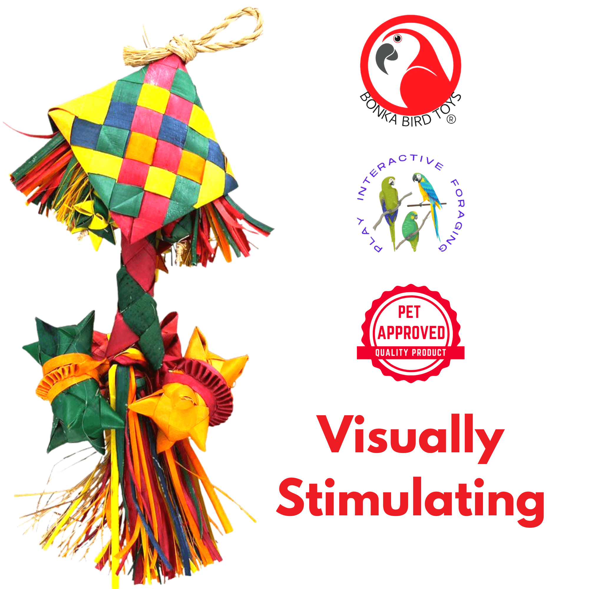 03330 Small Rattle - Bonka Bird Toys