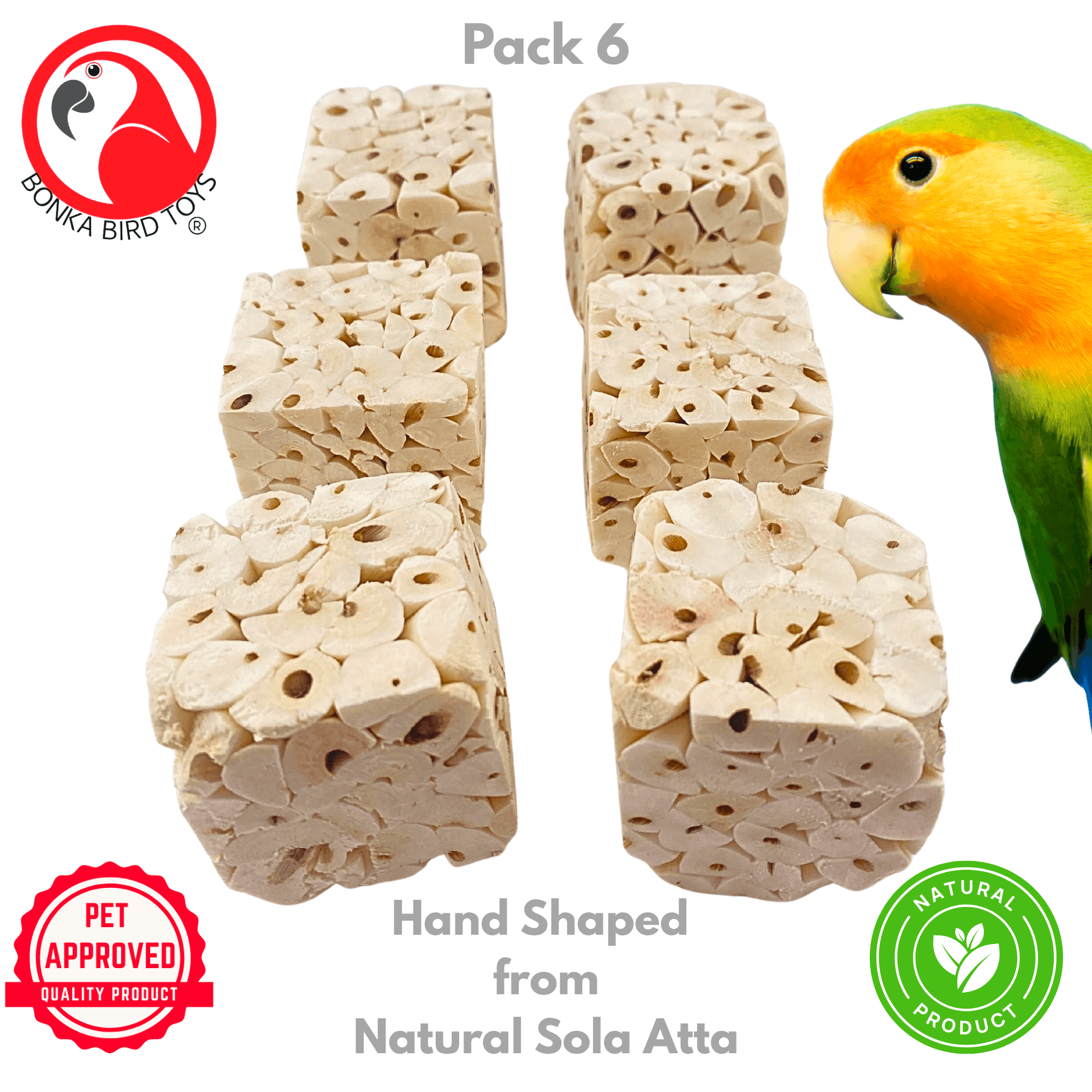 Small Sola Cubes - Bonka Bird Toys