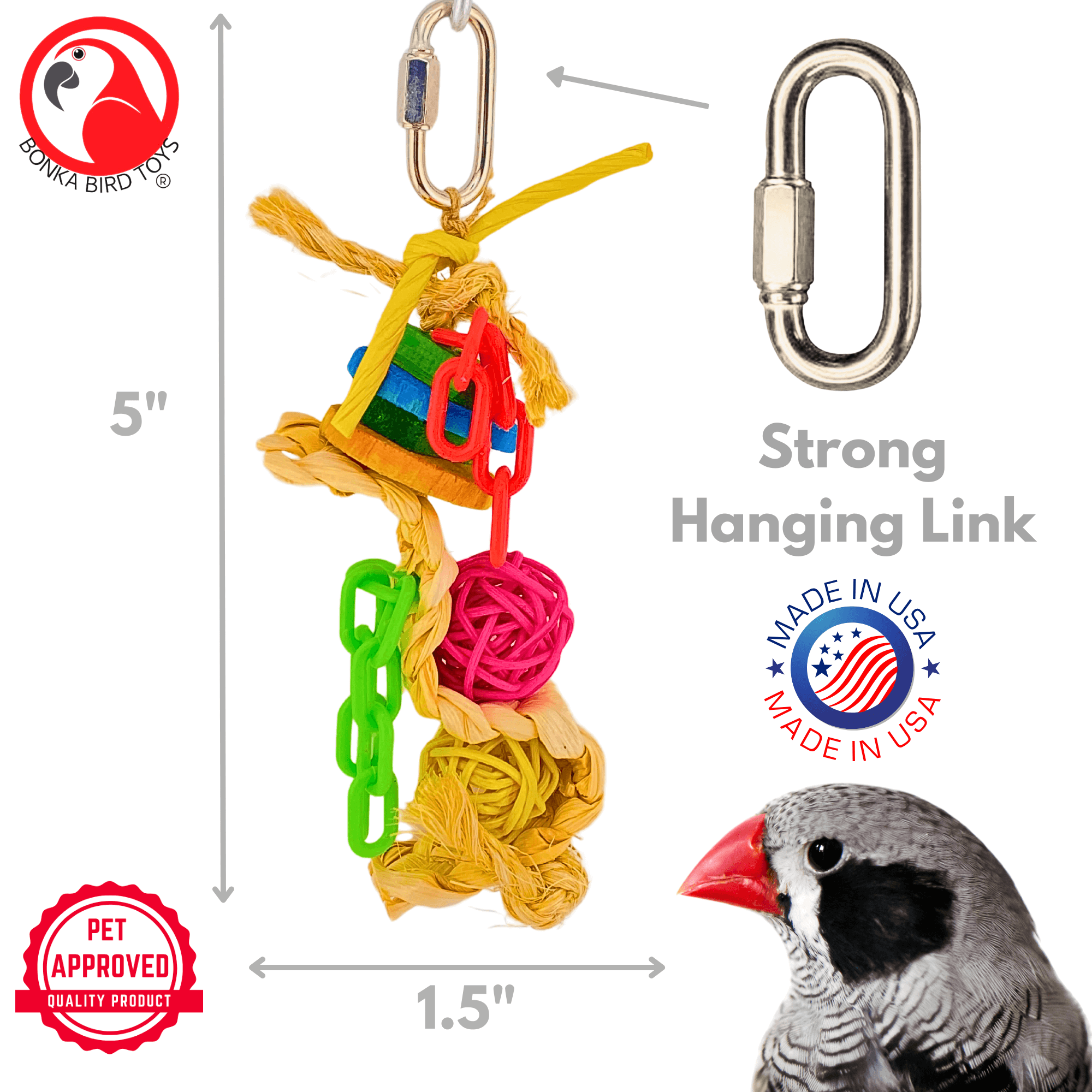 2624 Wiggle Chain - Bonka Bird Toys