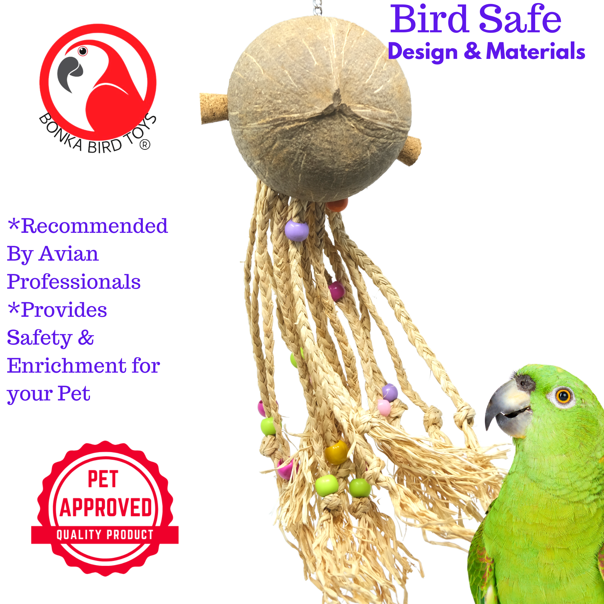 2214 Coco Rasta - Bonka Bird Toys