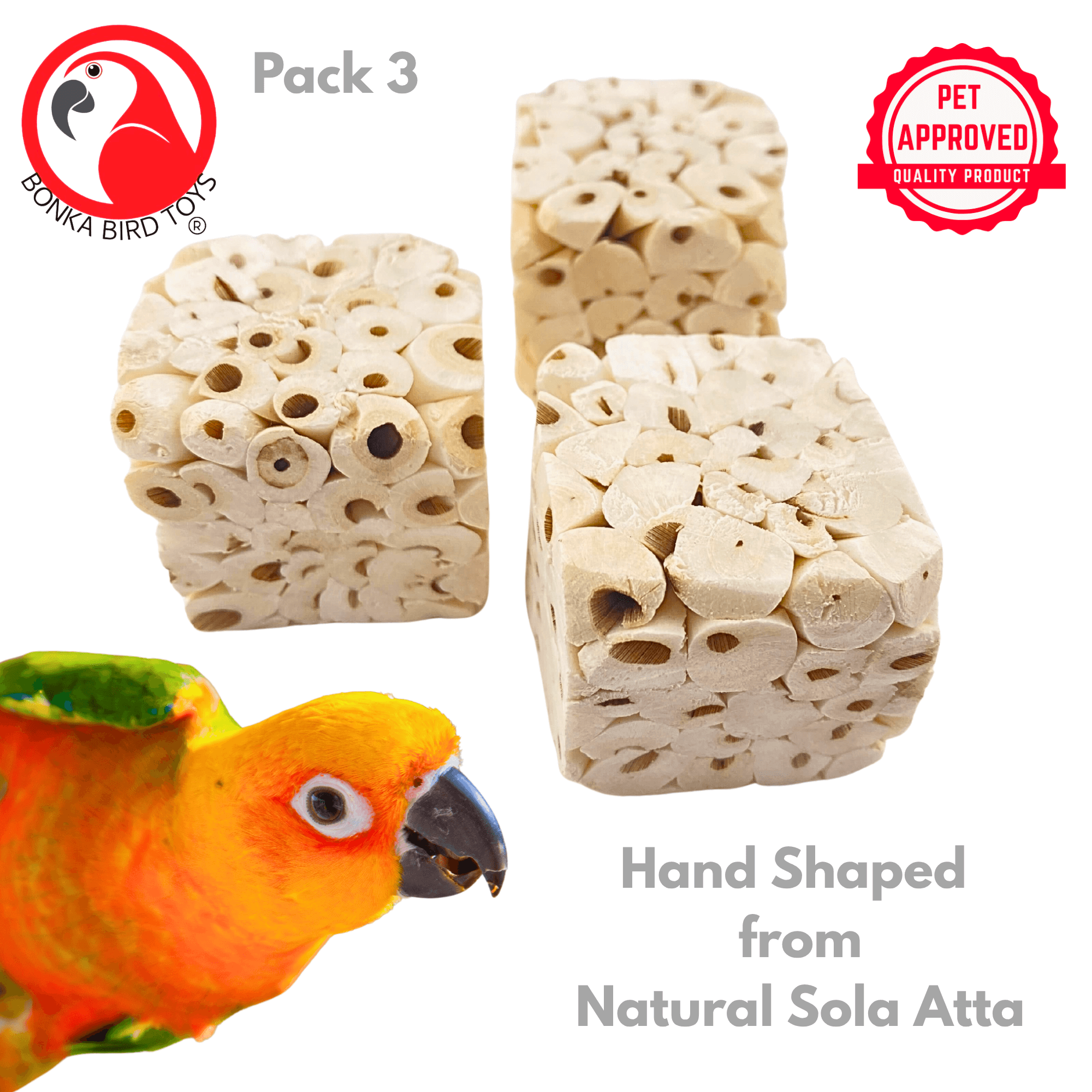 Small Sola Cubes - Bonka Bird Toys