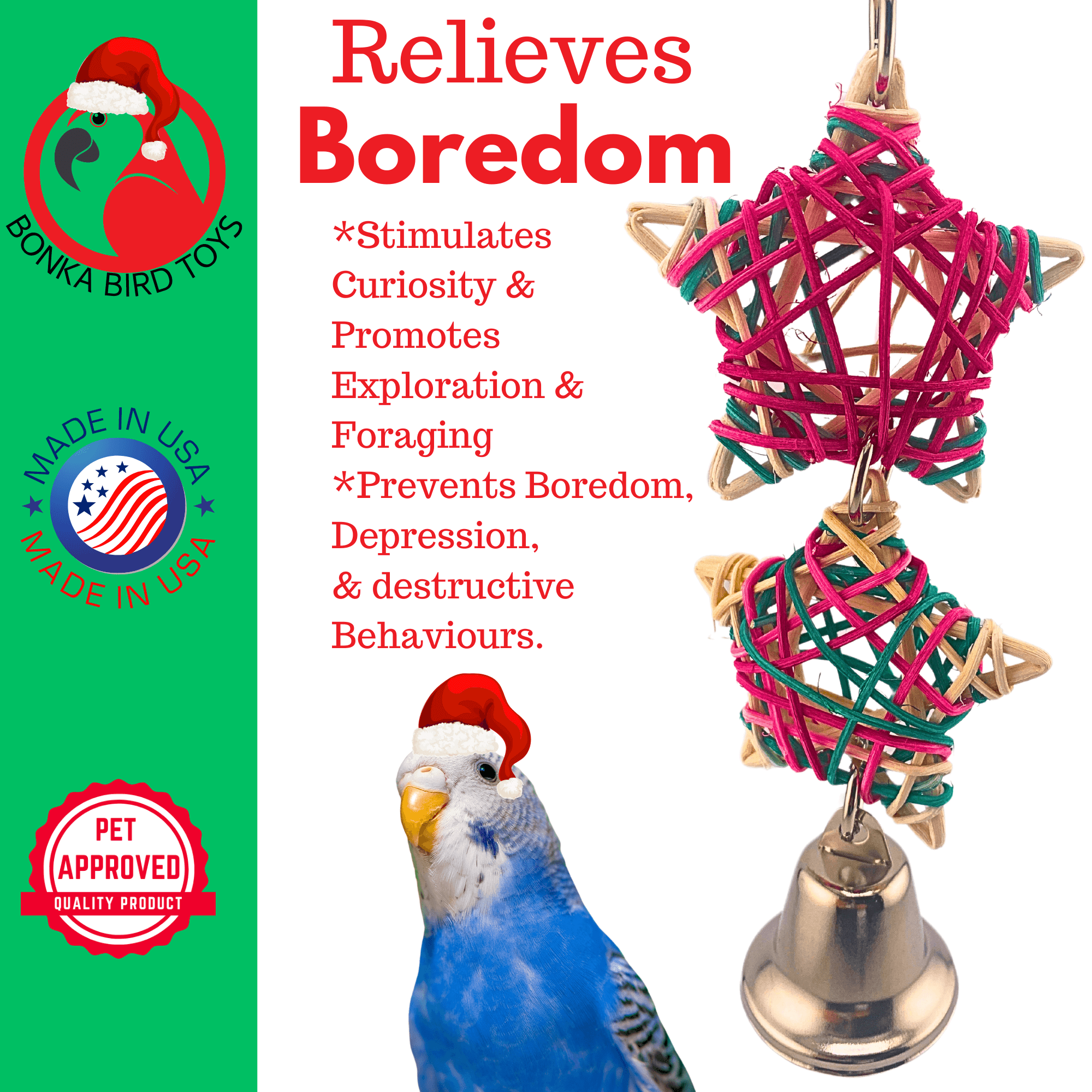 960 Christmas Star - Bonka Bird Toys