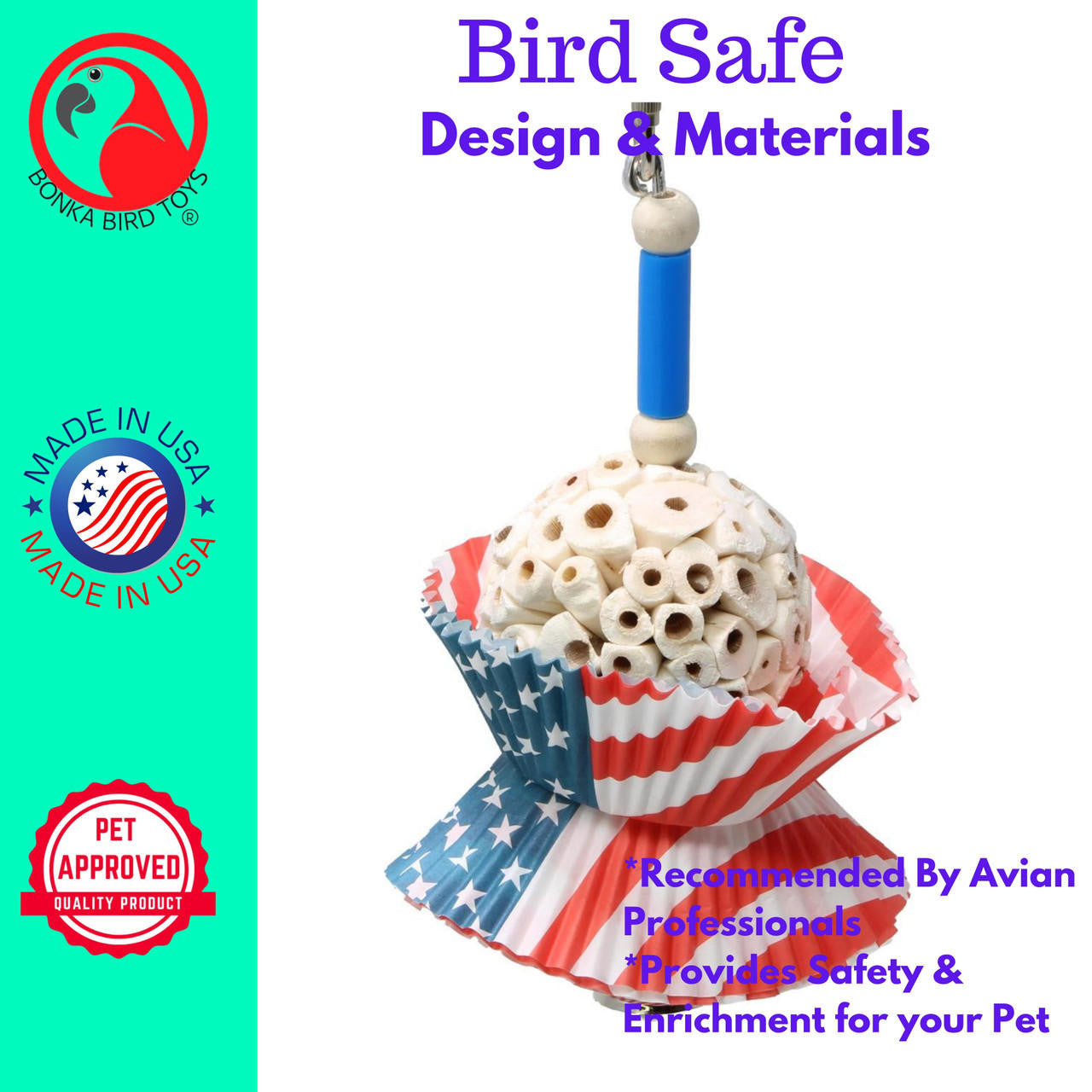 1925 USA Cake - Bonka Bird Toys