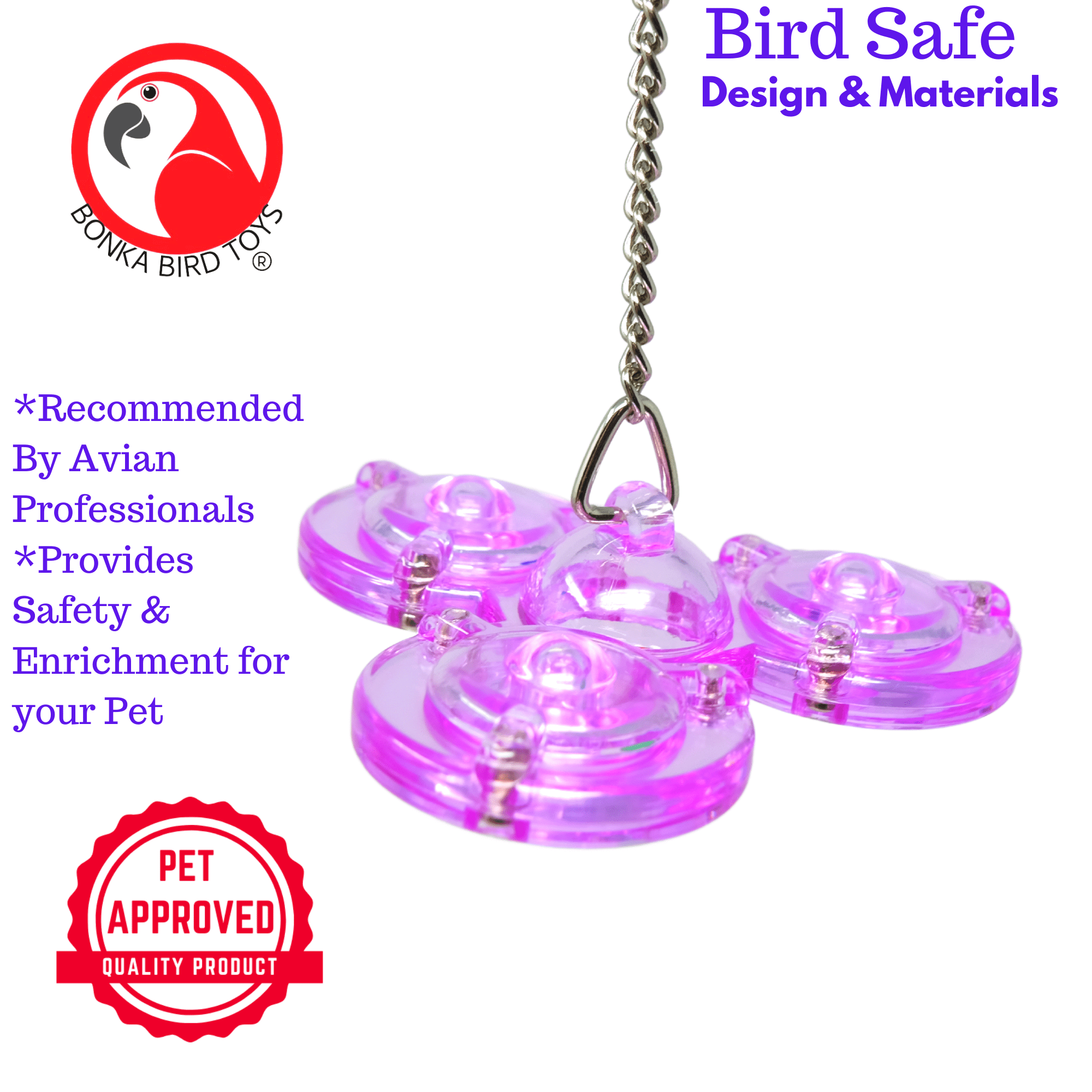 0010 Small Satellite BOGO BUNDLE BUY ONE GET ONE FREE! - Bonka Bird Toys