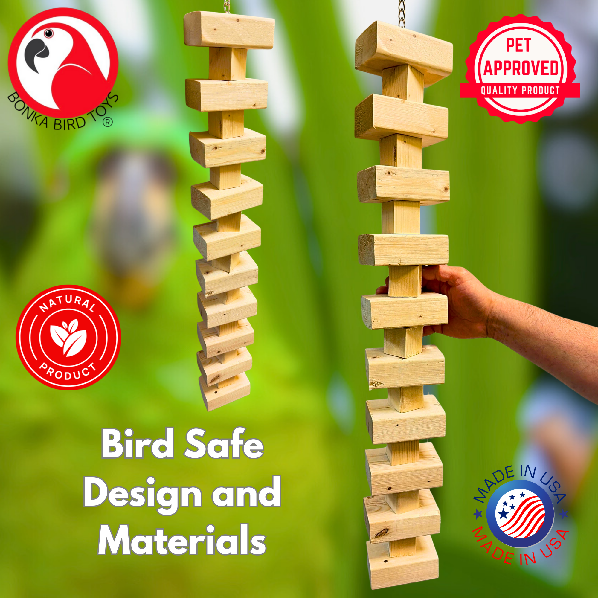 2647 Extra Long Natural Big Bites - Bonka Bird Toys