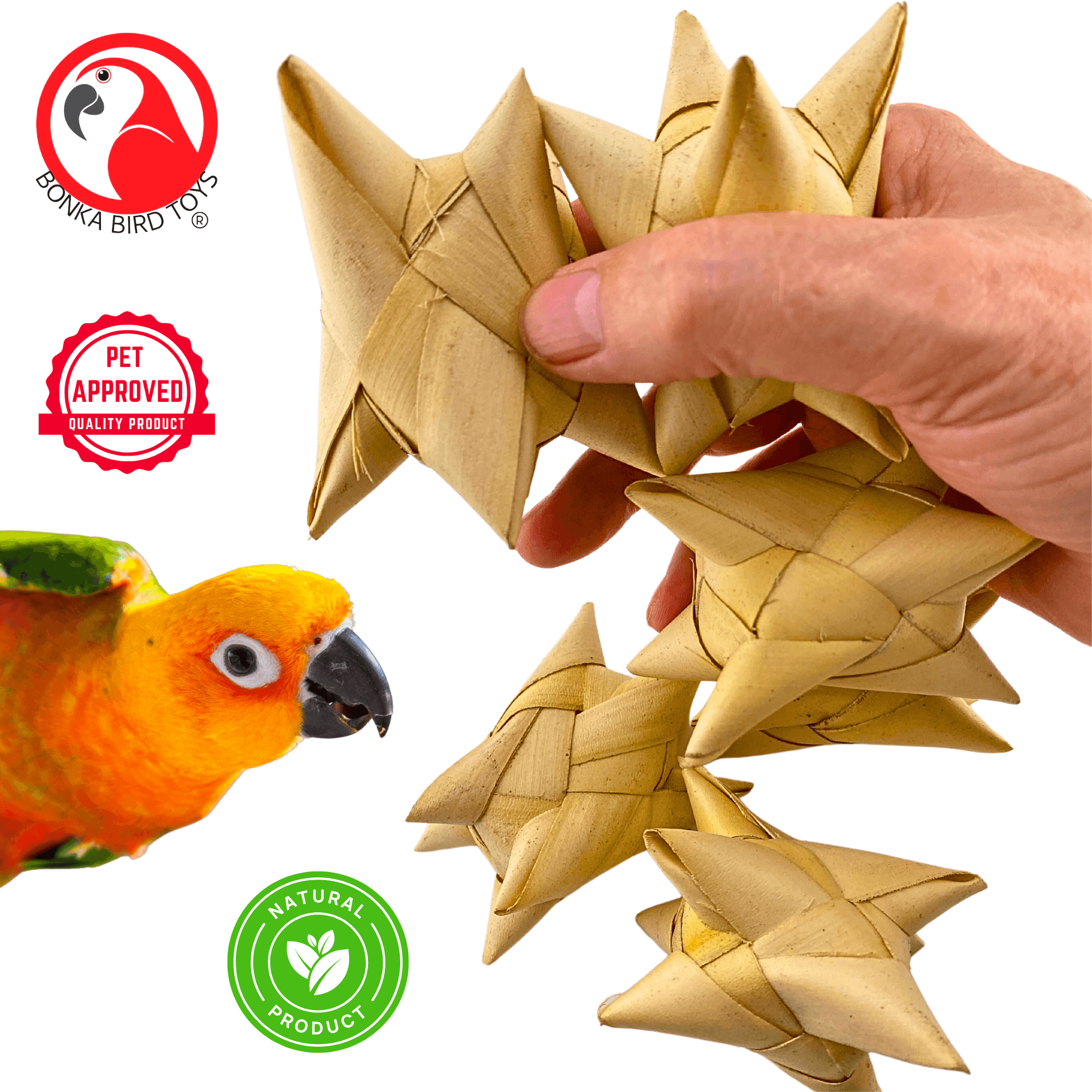 3320 Pk6 Palm Satellites - Bonka Bird Toys