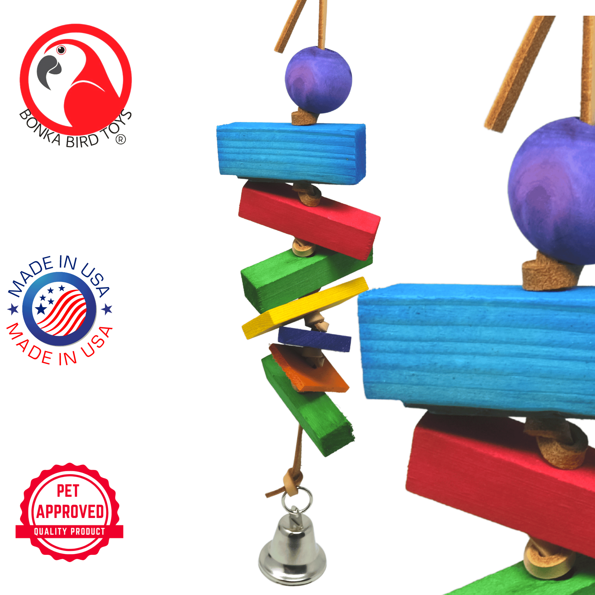 2562 Knotty Block - Bonka Bird Toys