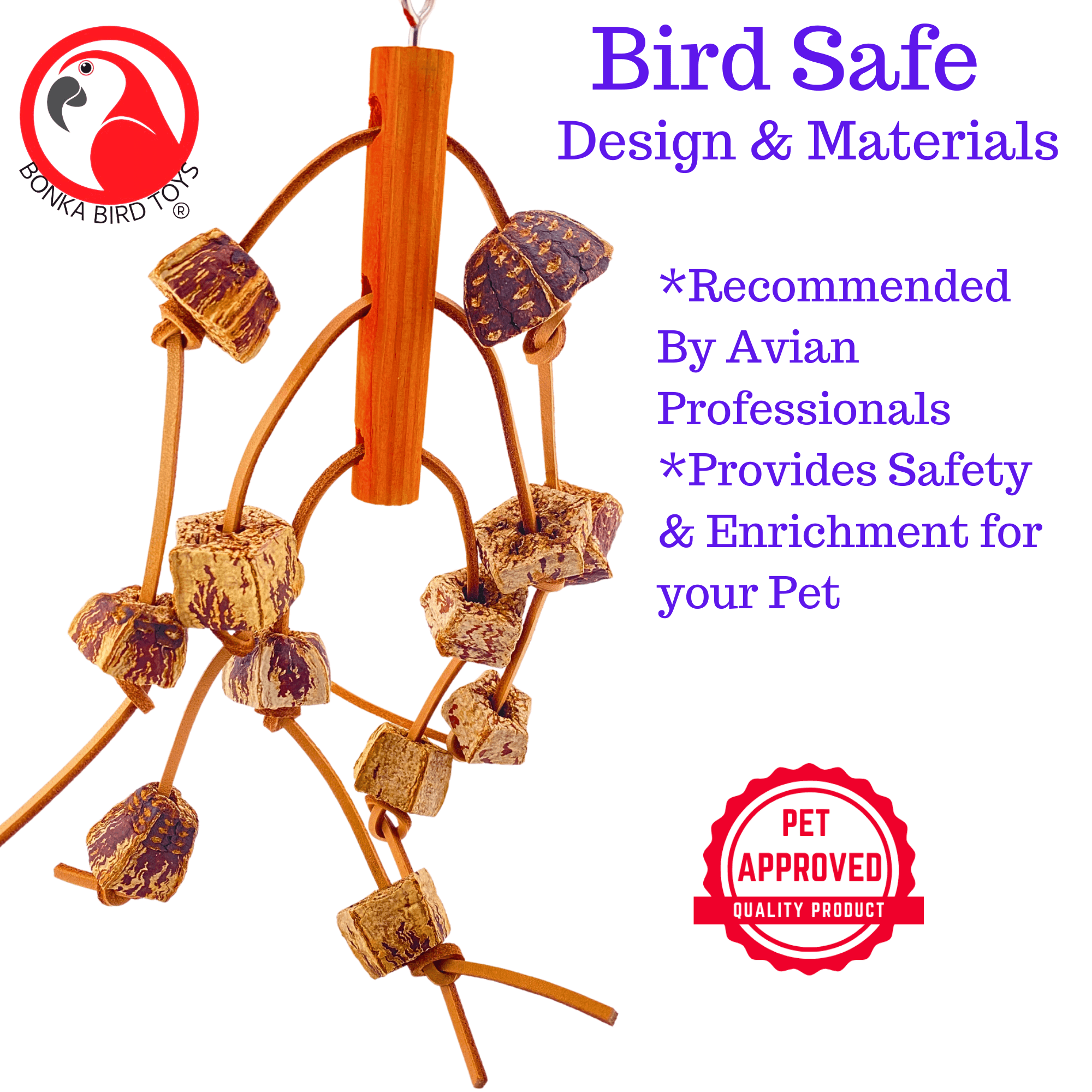 2766 Mahogany Spider - Bonka Bird Toys