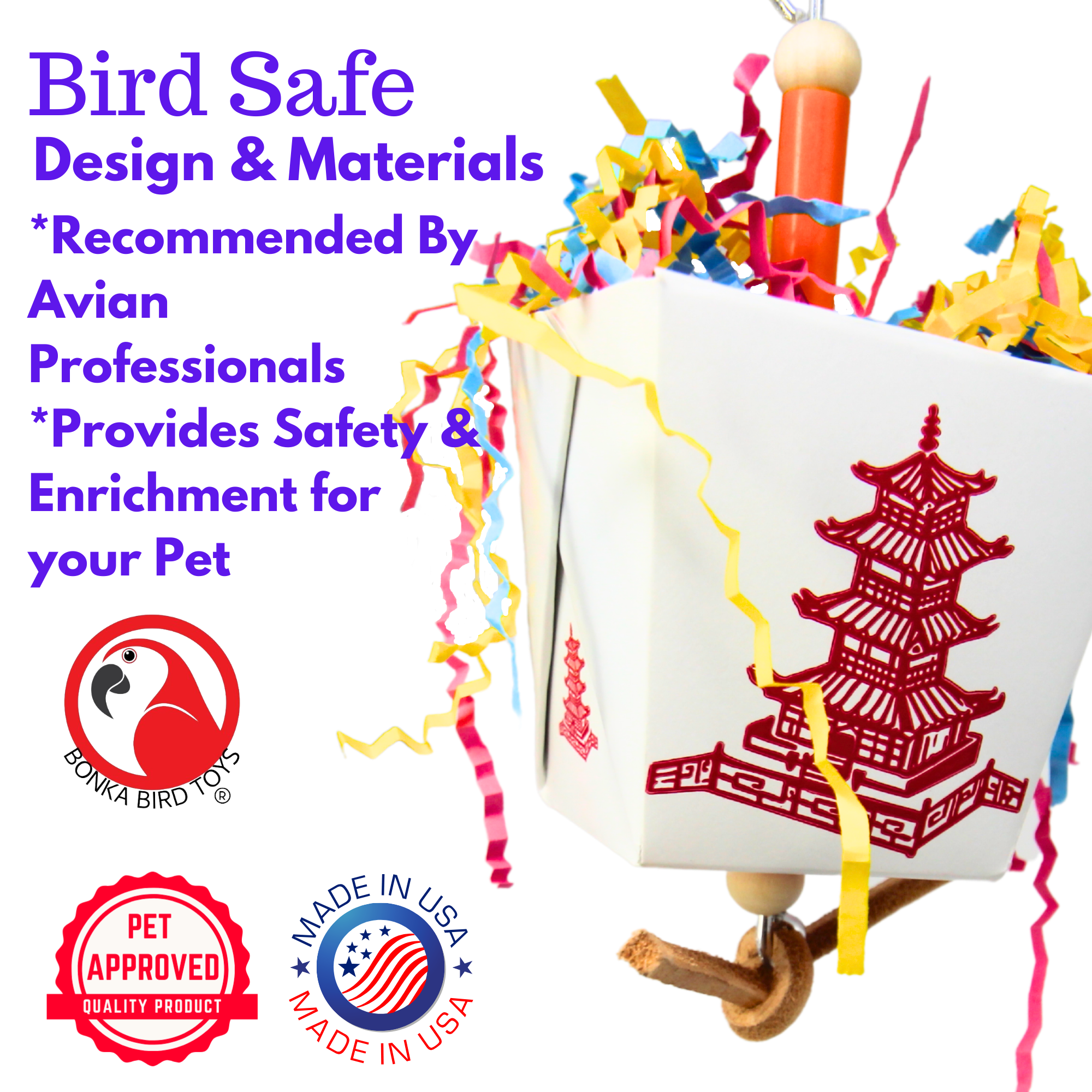 3875 Take Out - Bonka Bird Toys