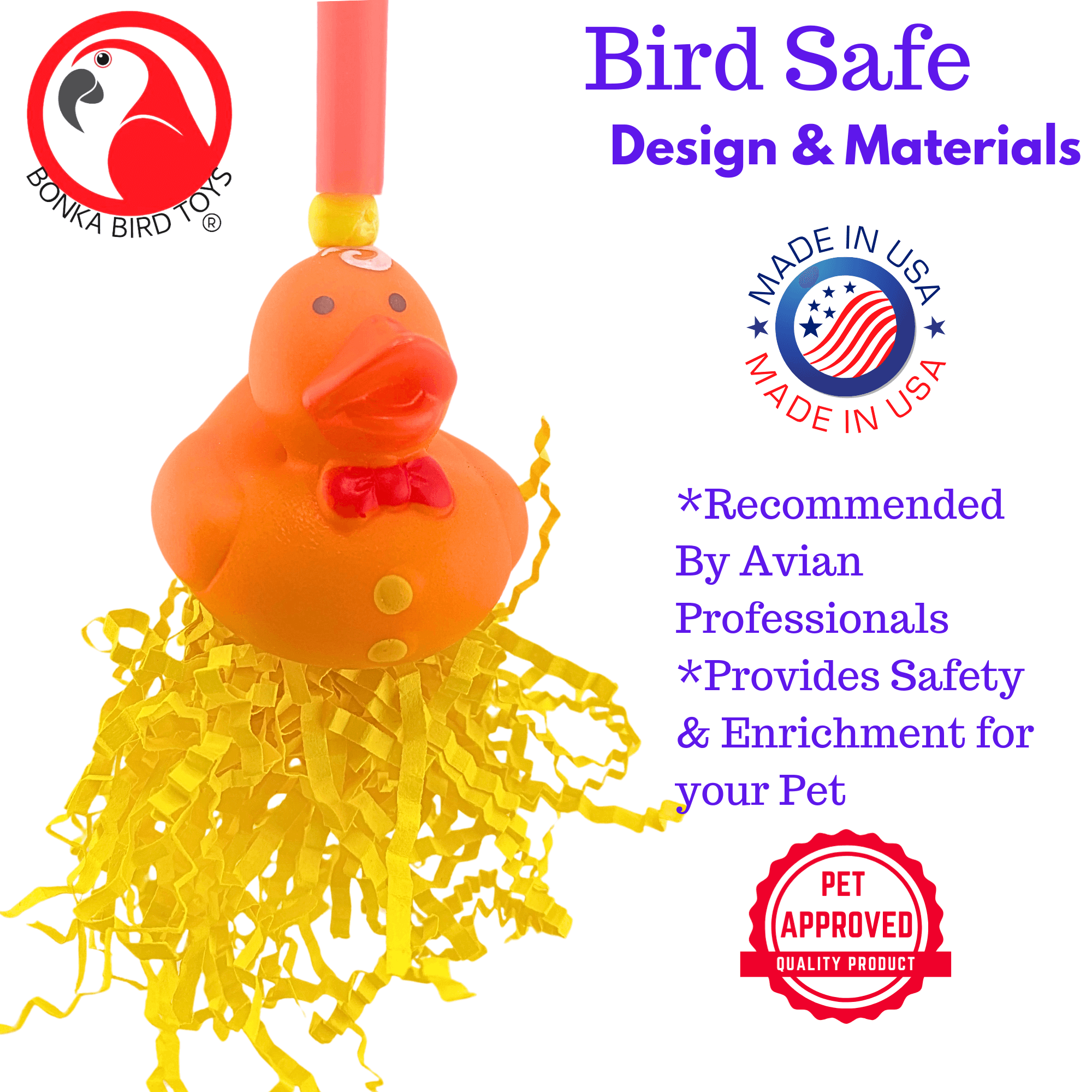 2725 Holiday Turkey Duck - Bonka Bird Toys