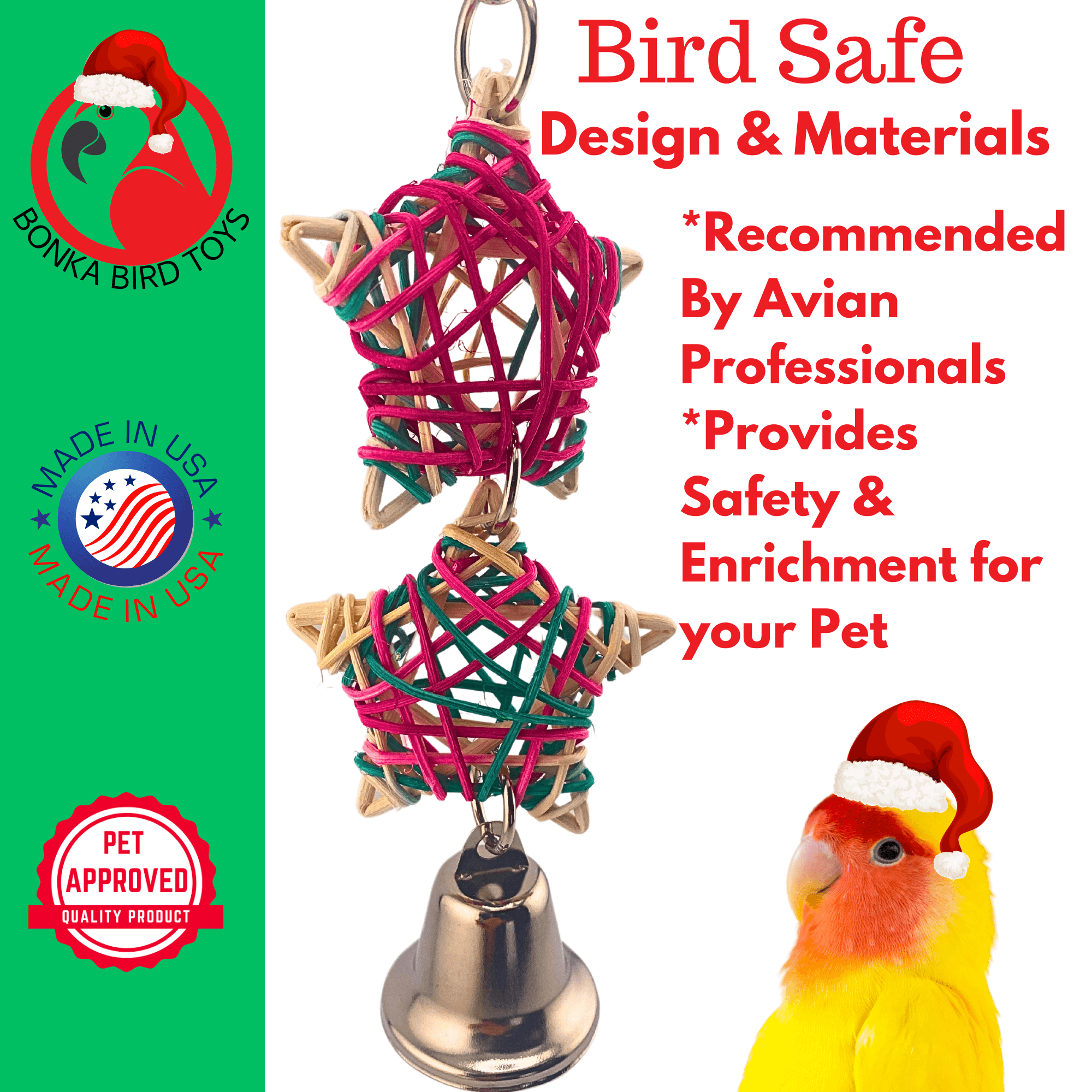 960 Christmas Star - Bonka Bird Toys