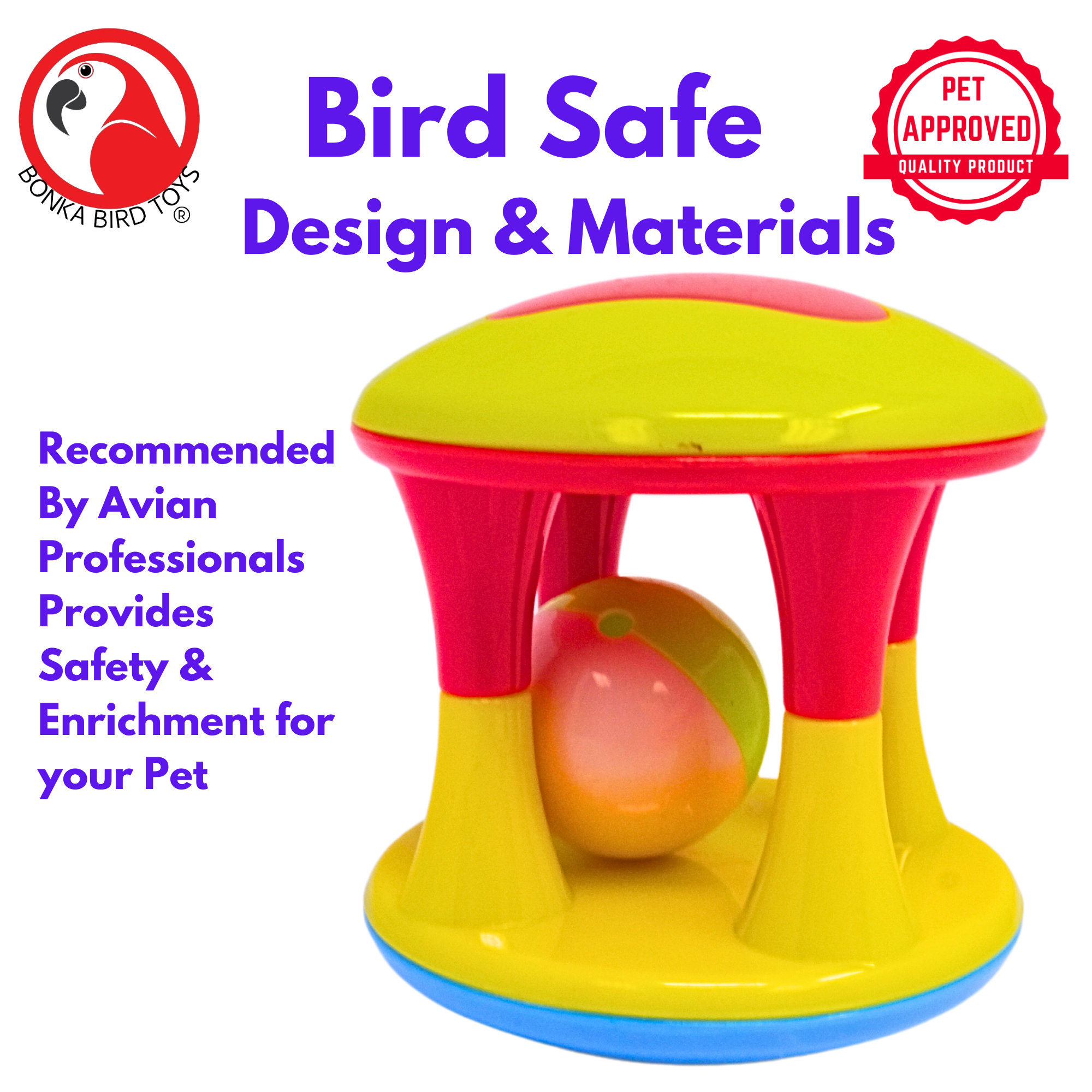 2461 Rattler Cage - Bonka Bird Toys