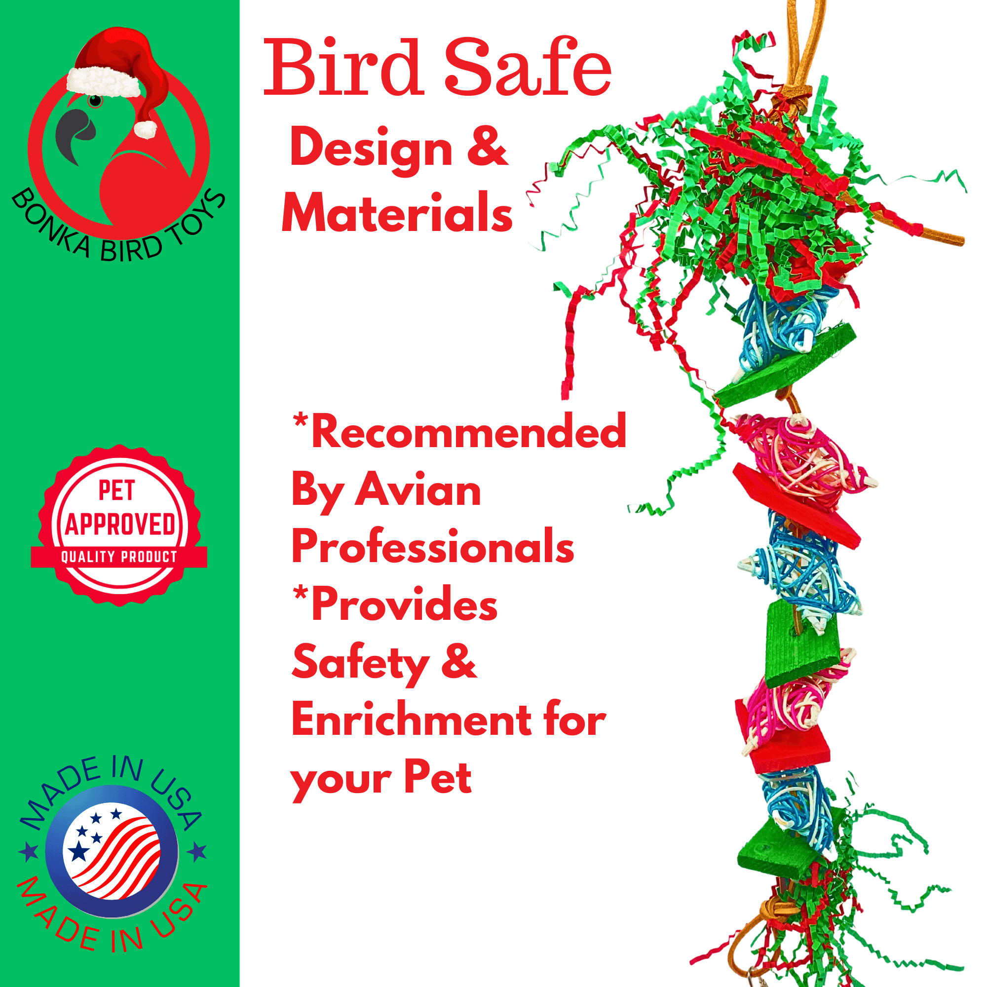 3922 Christmas Starry Night - Bonka Bird Toys