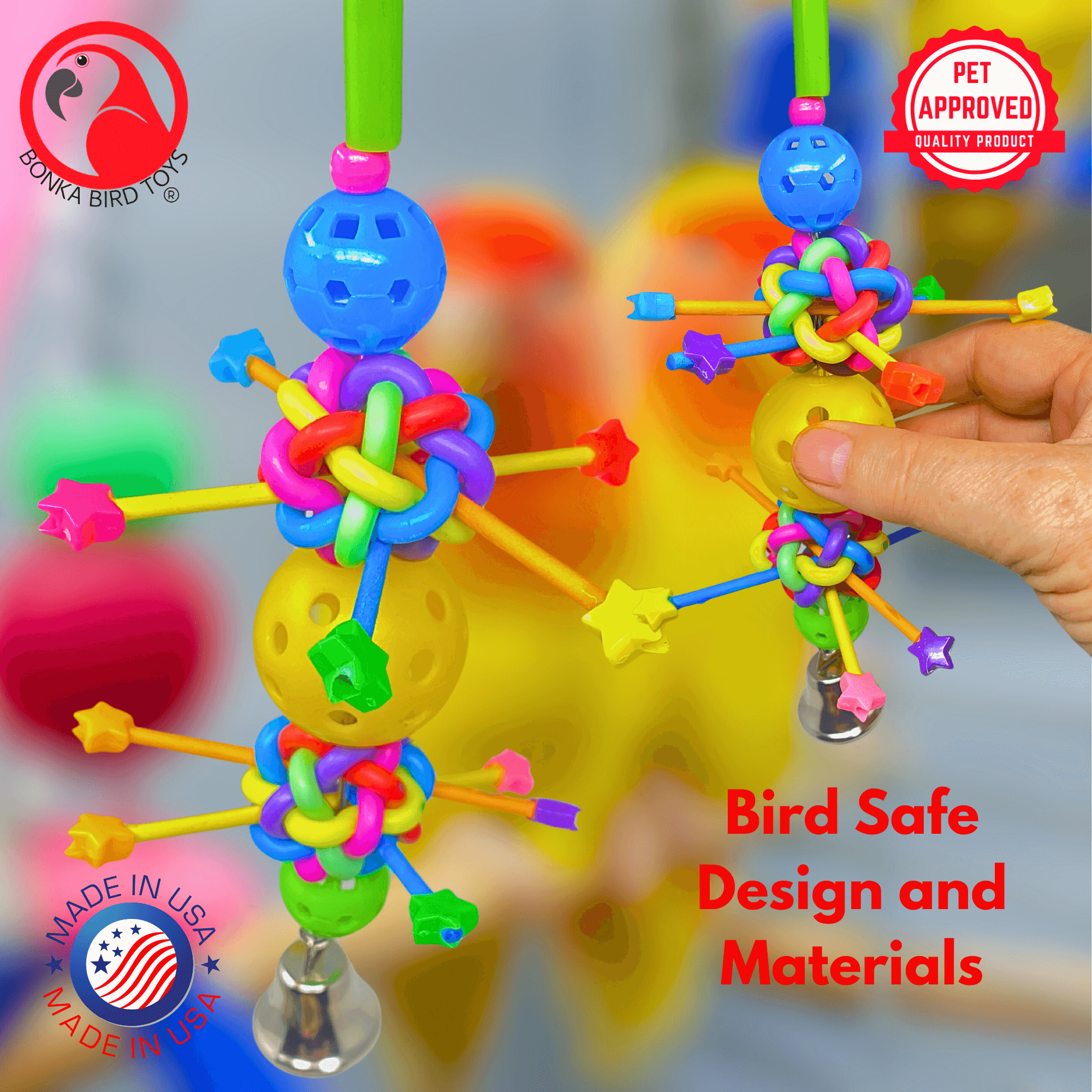 3934 Starburst Spinner - Bonka Bird Toys