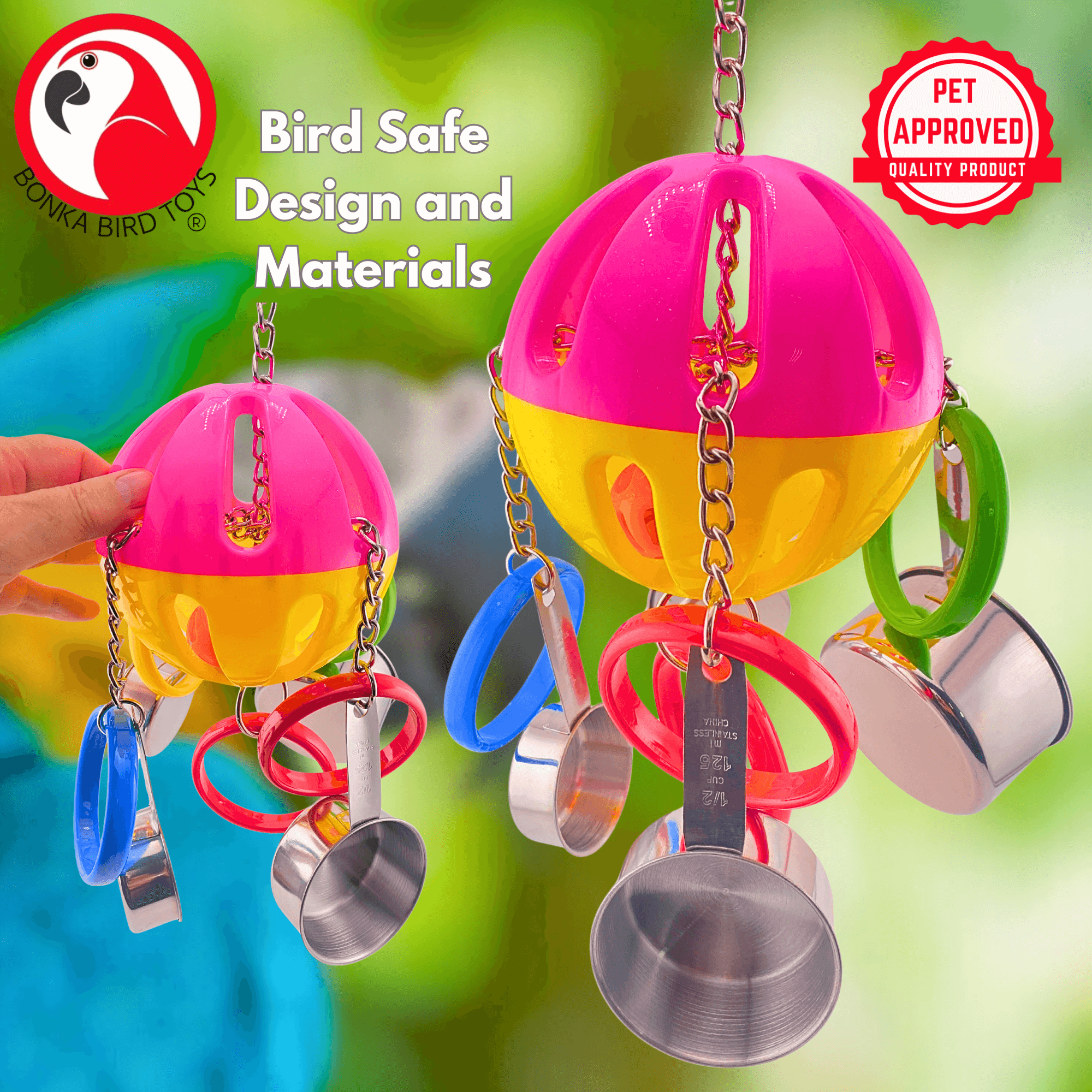 2092 Huge Tuff Pot - Bonka Bird Toys