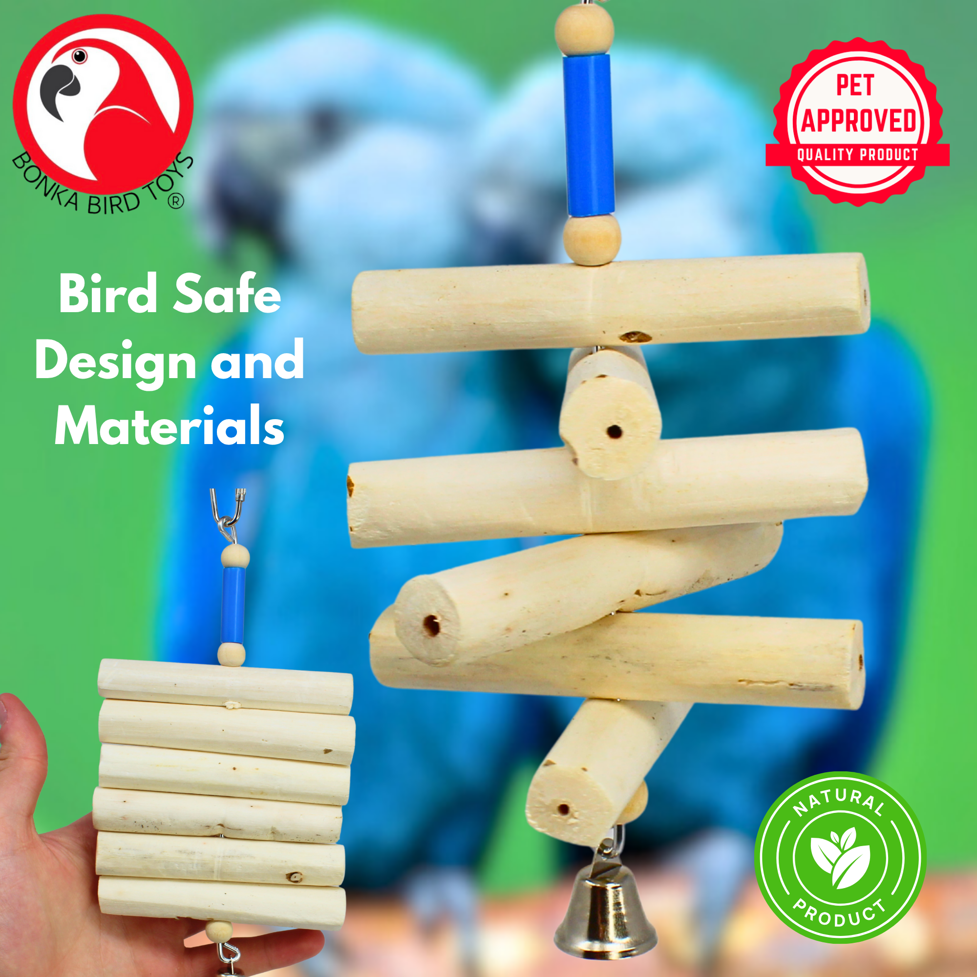 3559 Natural Sola - Bonka Bird Toys