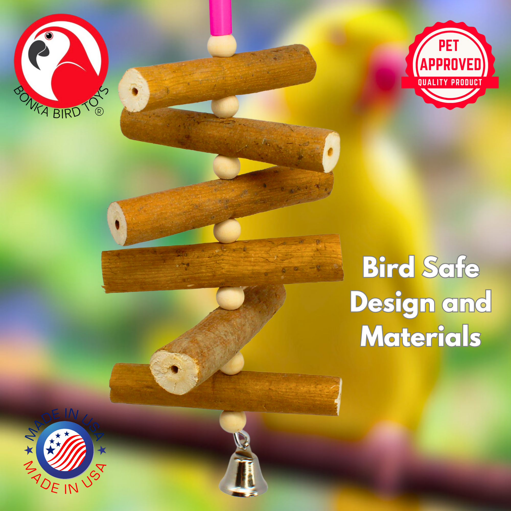 3747 Sola Log - Bonka Bird Toys