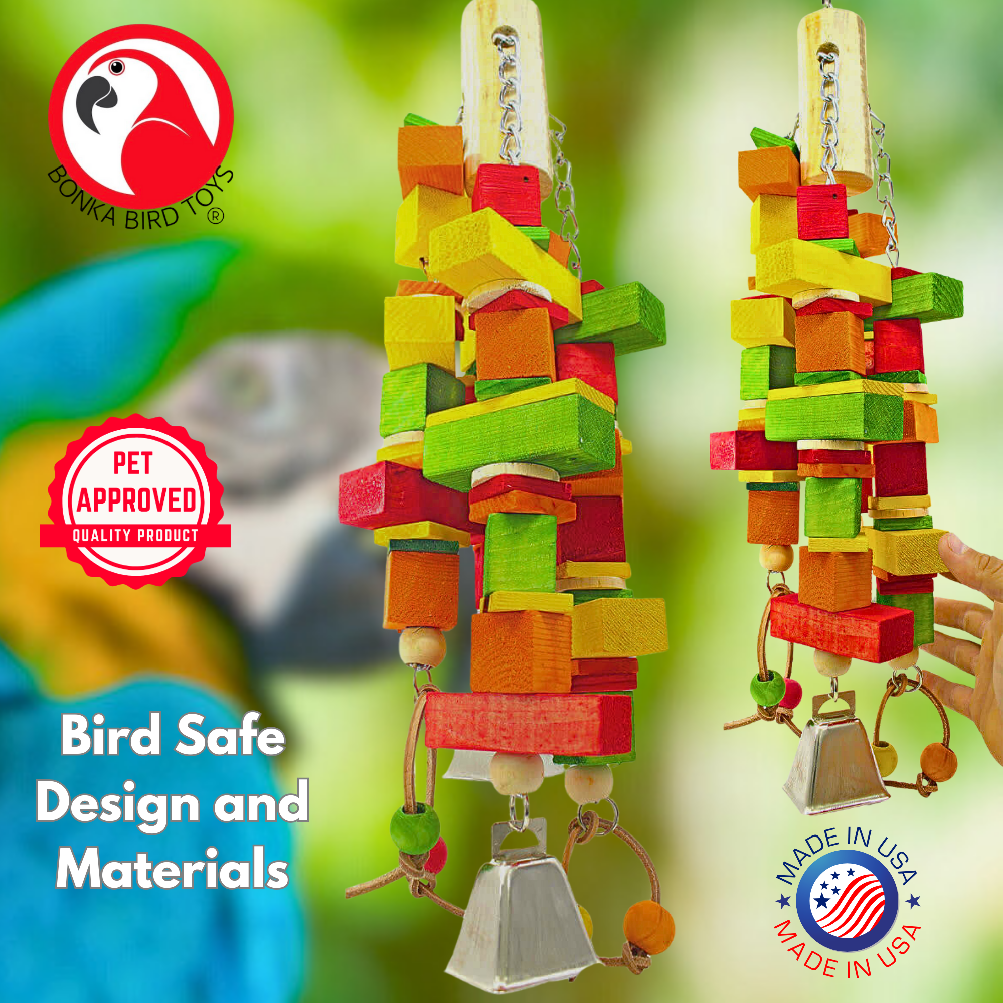 1131 Giant oblong chew - Bonka Bird Toys