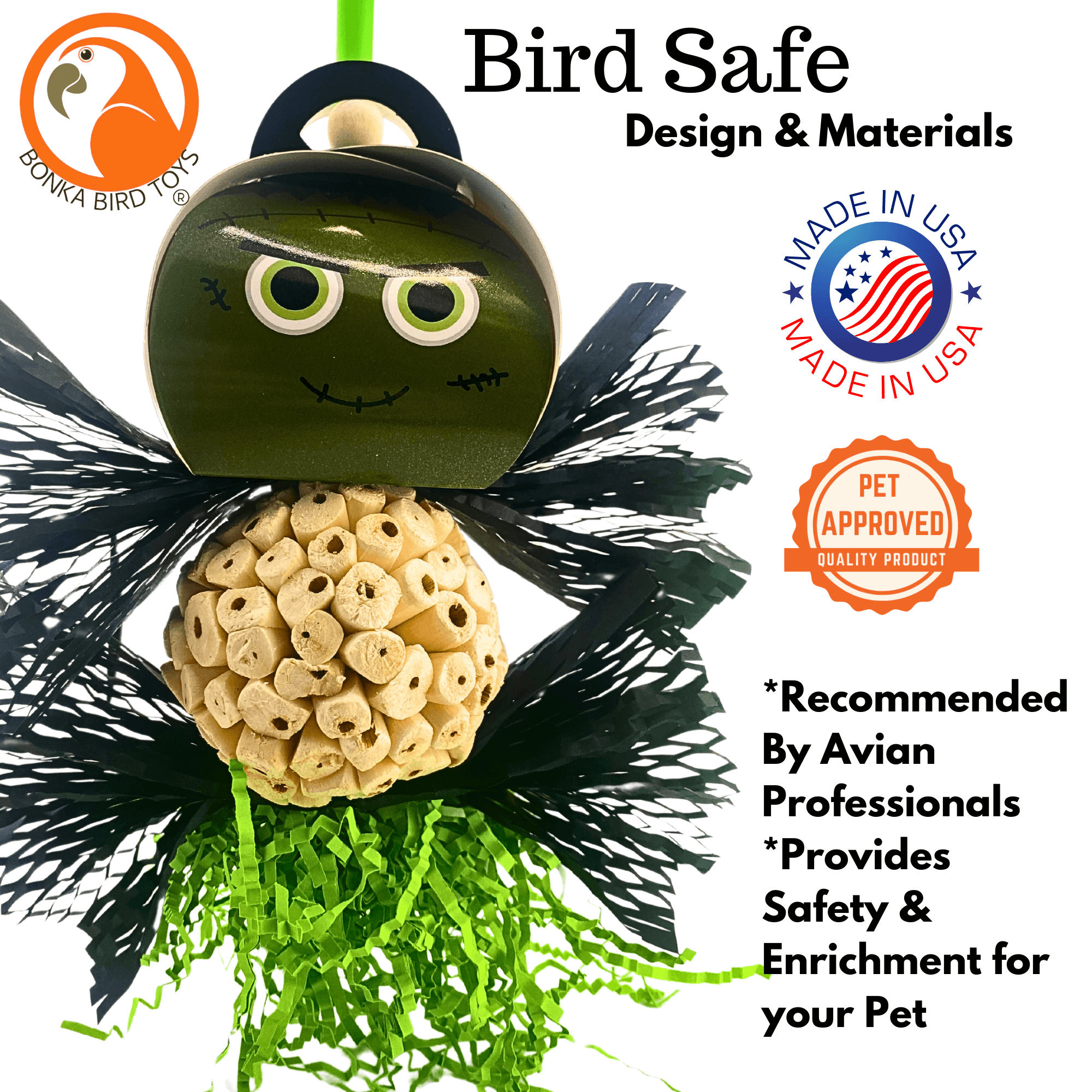 2721 Spooky Halloween Frankenstein - Bonka Bird Toys