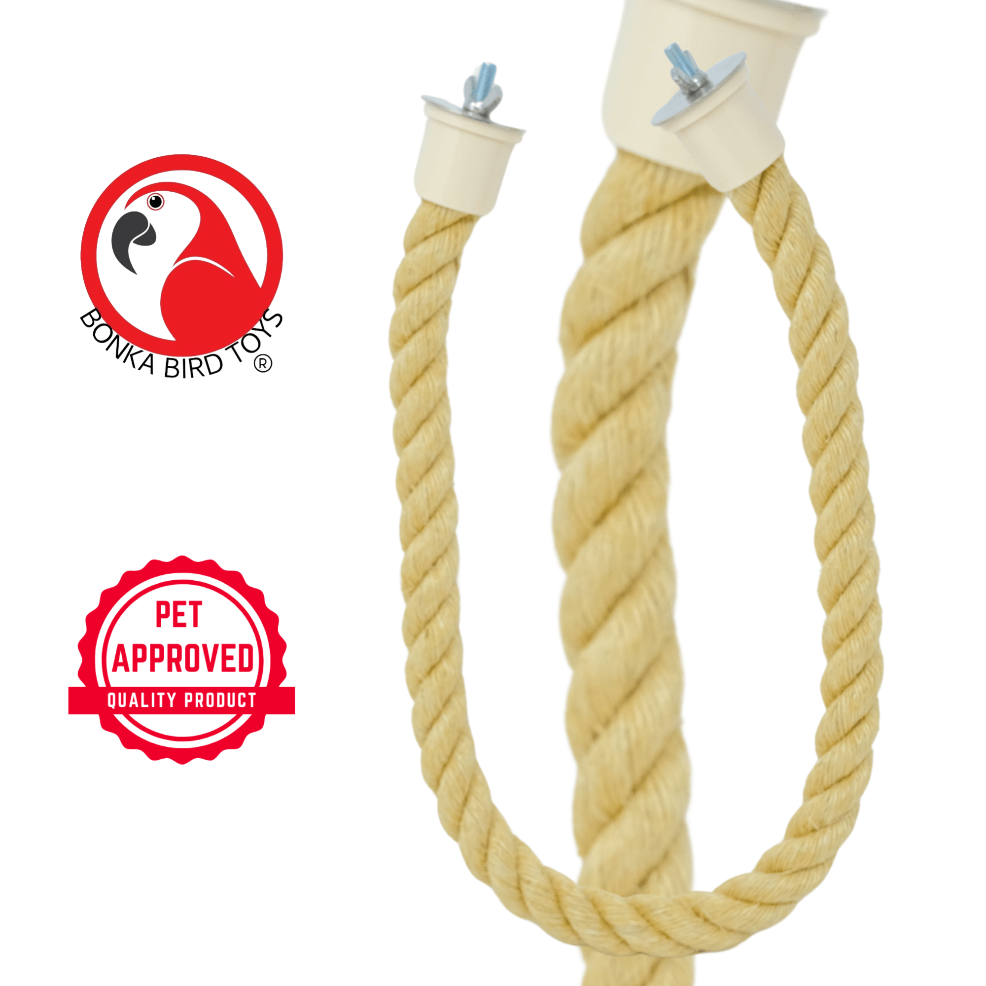 2672 Large Sisal Rope Perch - Bonka Bird Toys