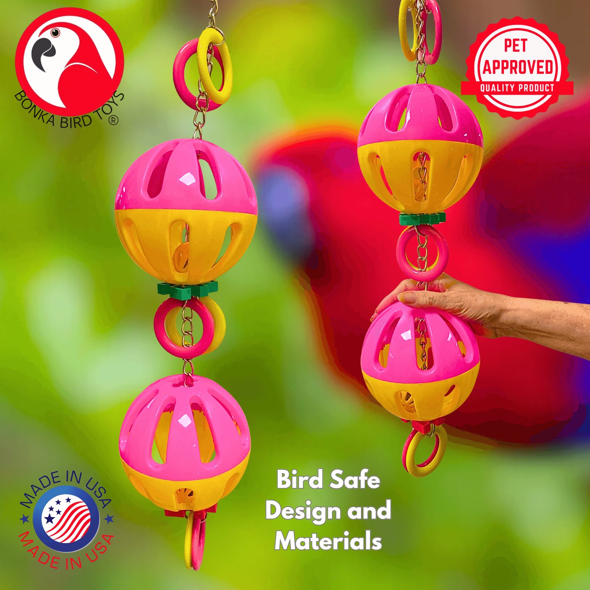 1006 Huge Tuff Balls - Bonka Bird Toys