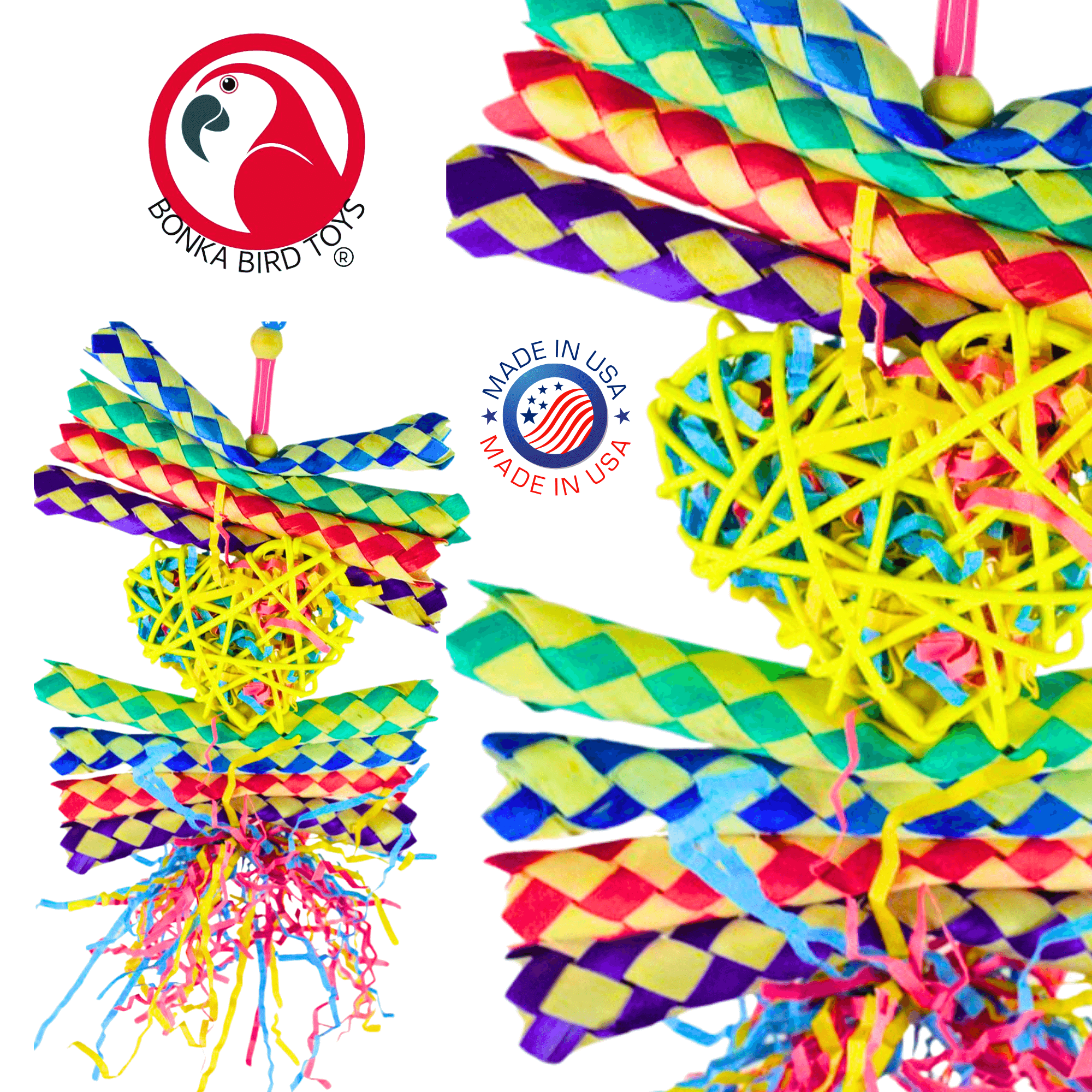 1730 Foraging Heart - Bonka Bird Toys