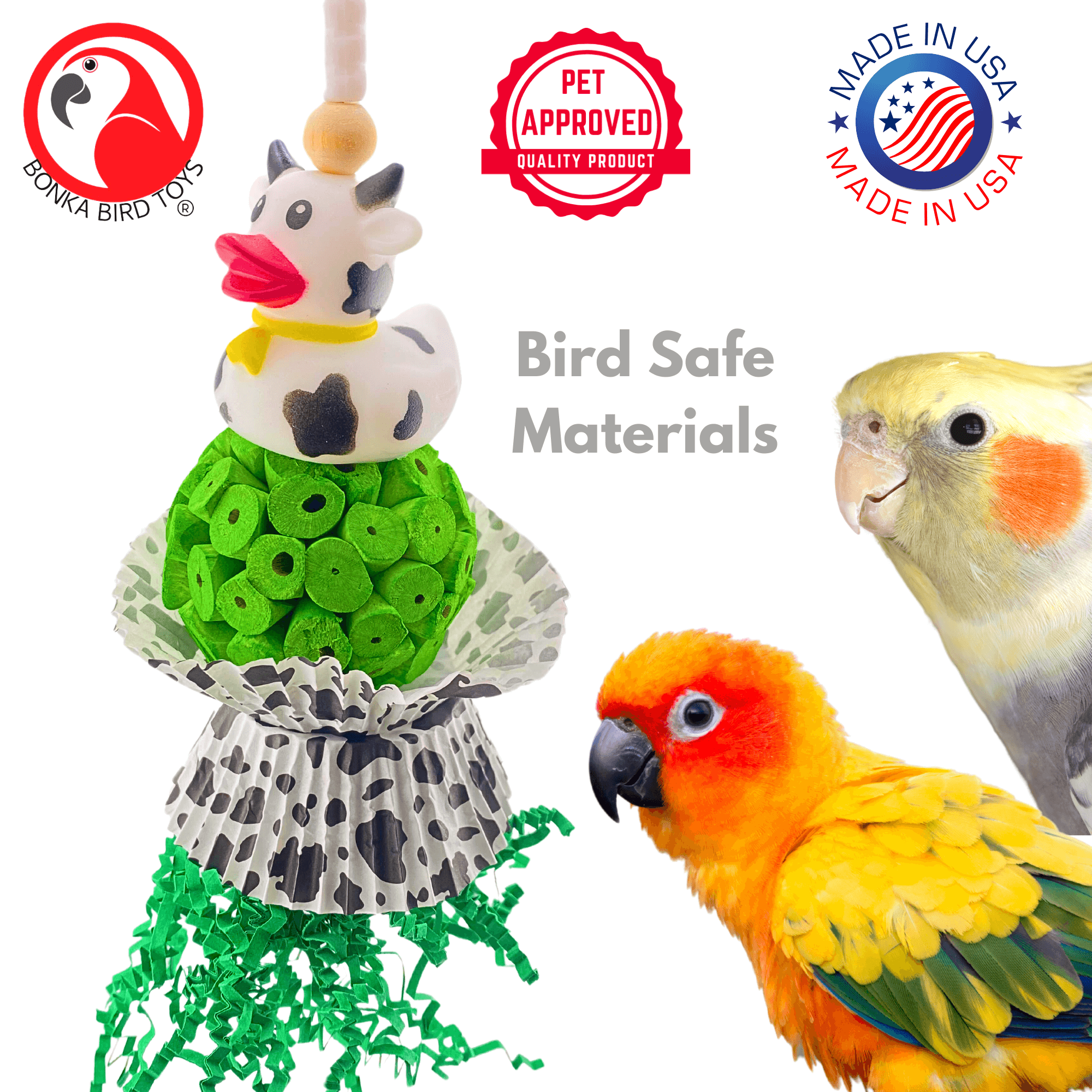 2450 Moo Cow Munch - Bonka Bird Toys