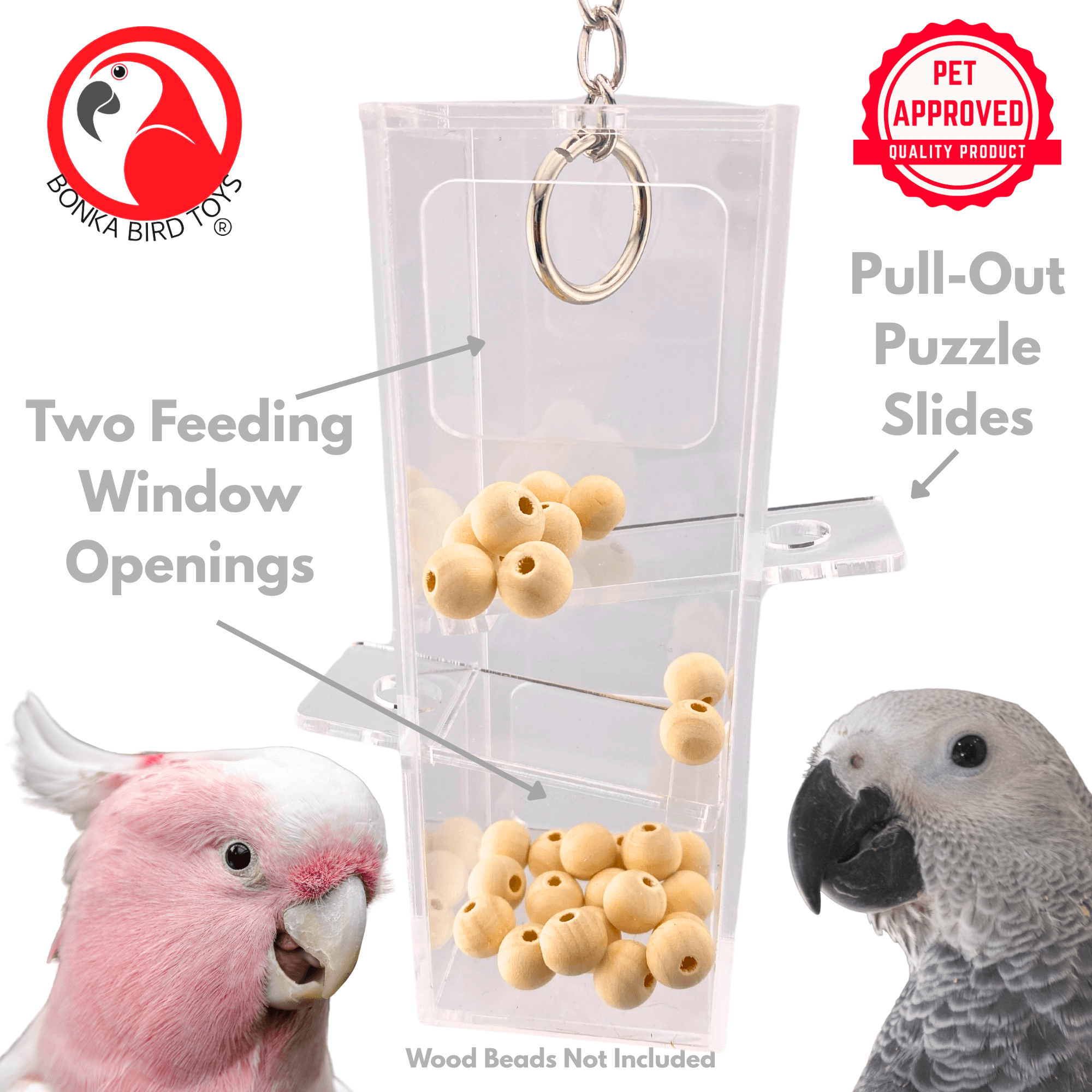 2589 Slide and Snack Station - Bonka Bird Toys