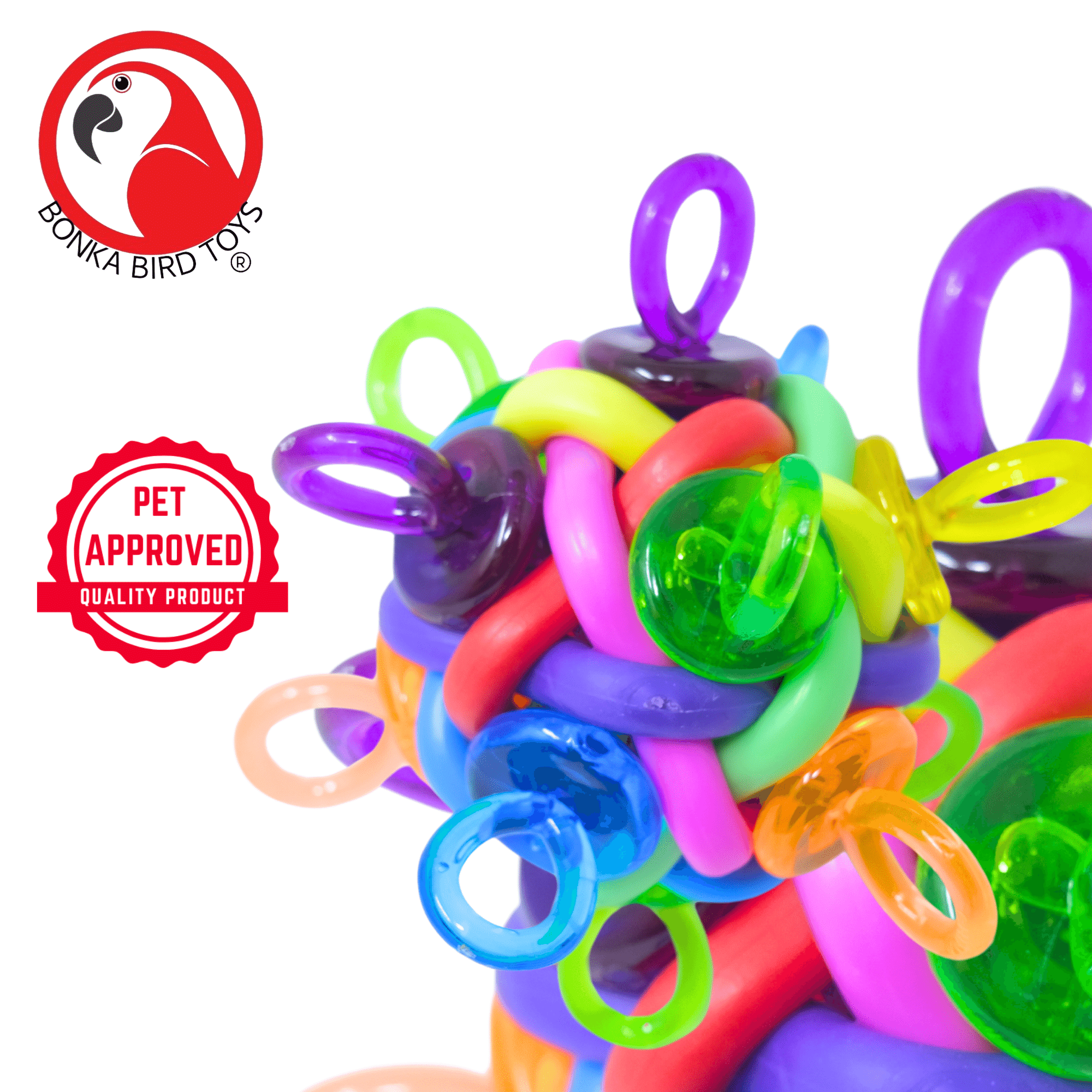 2253 Large Paci Wibbly Foot Toy - Bonka Bird Toys