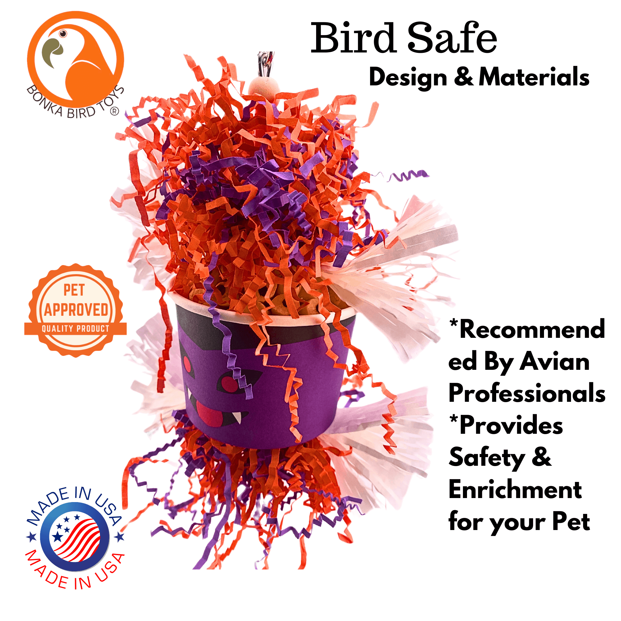 2711 Halloween Vampire Dish - Bonka Bird Toys