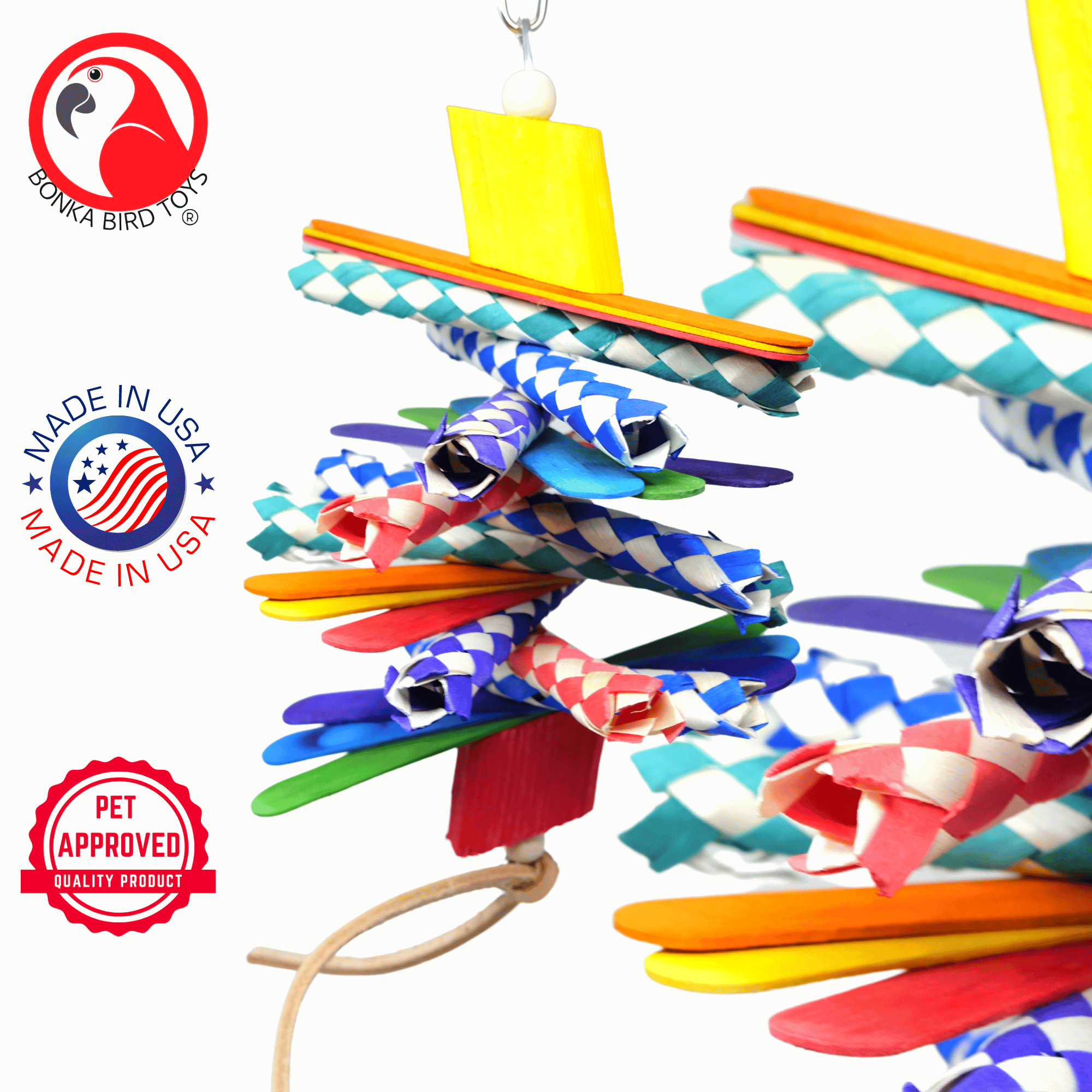 1081 4 Step shredder - Bonka Bird Toys