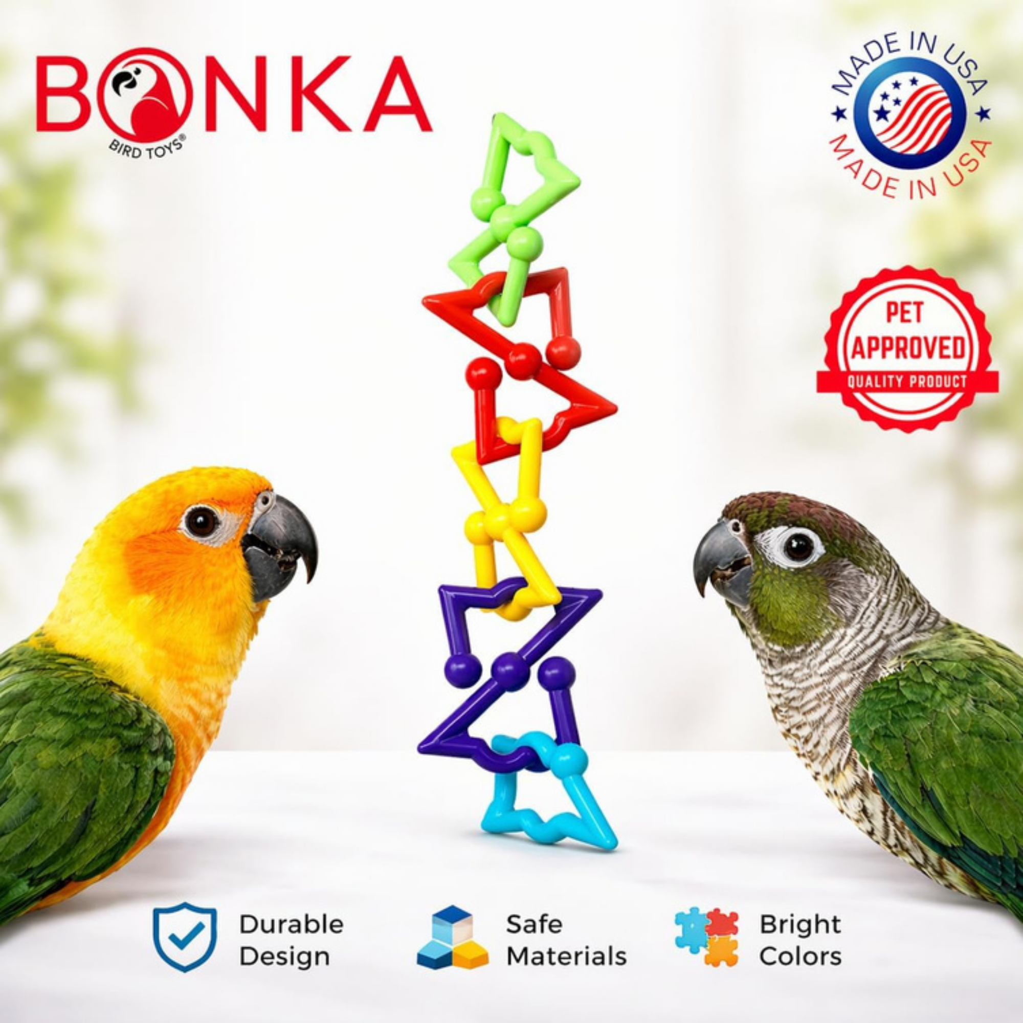 3638 Small Z Link Multiple Use Bird Toy - Bonka Bird Toys