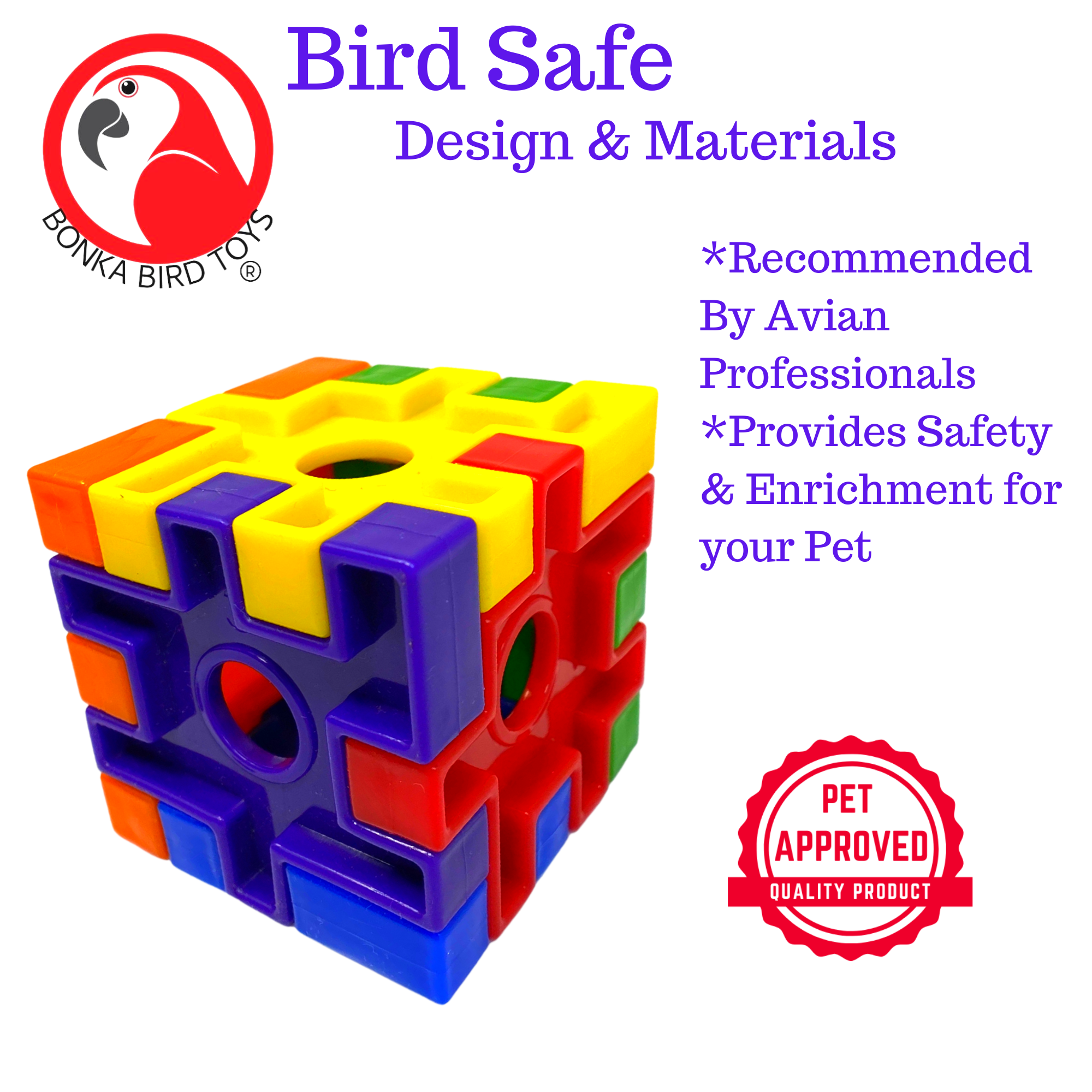 2920 Puzzle Cube - Bonka Bird Toys